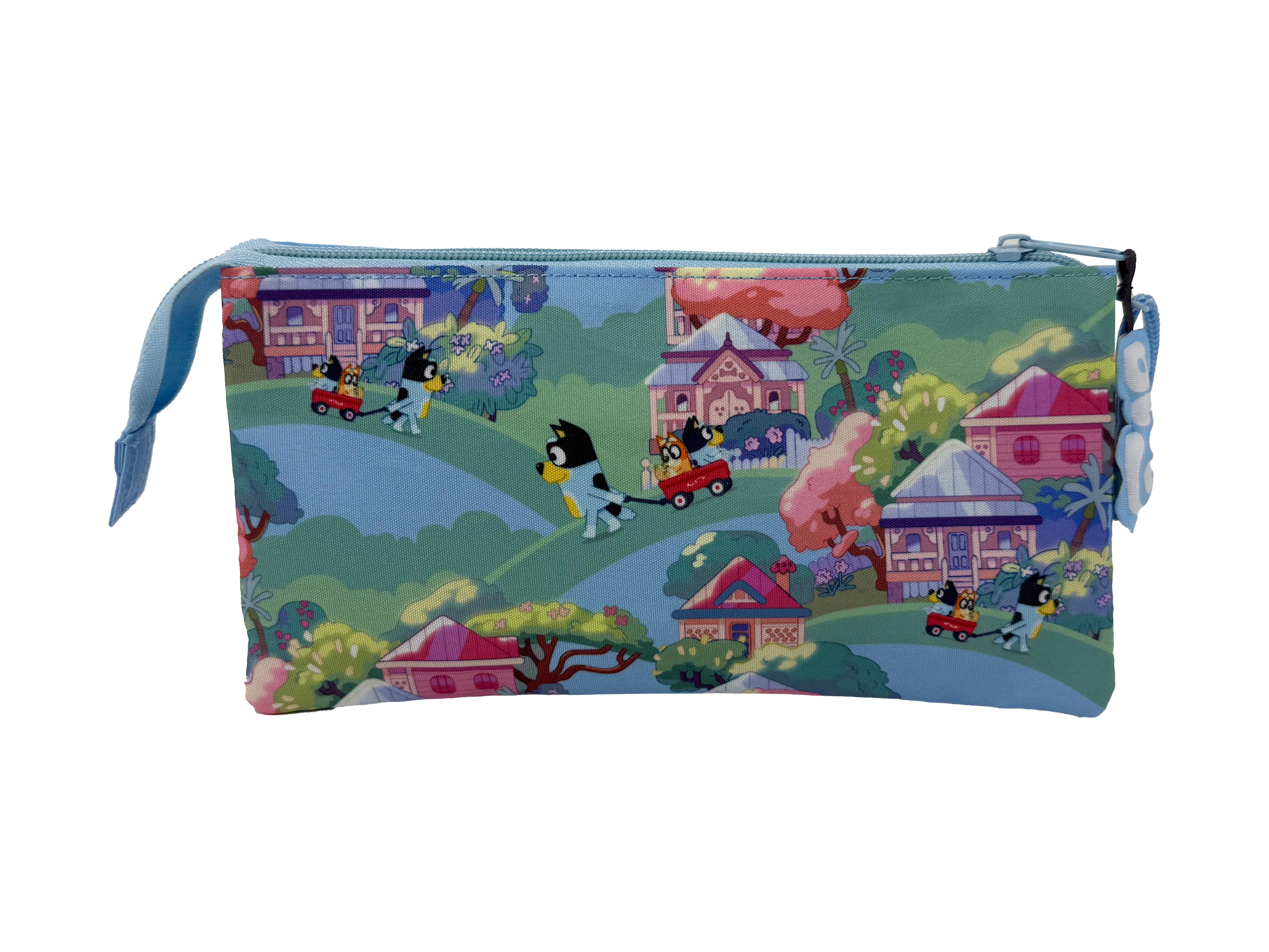 Estojo Triplo com Cinco Compartimentos Bluey Home & Garden CyP Brands Azul Azul-2