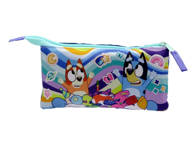 Imagen 0 de Portatodo triple con cinco compartimentos Stickers  CyP Brands multicolor