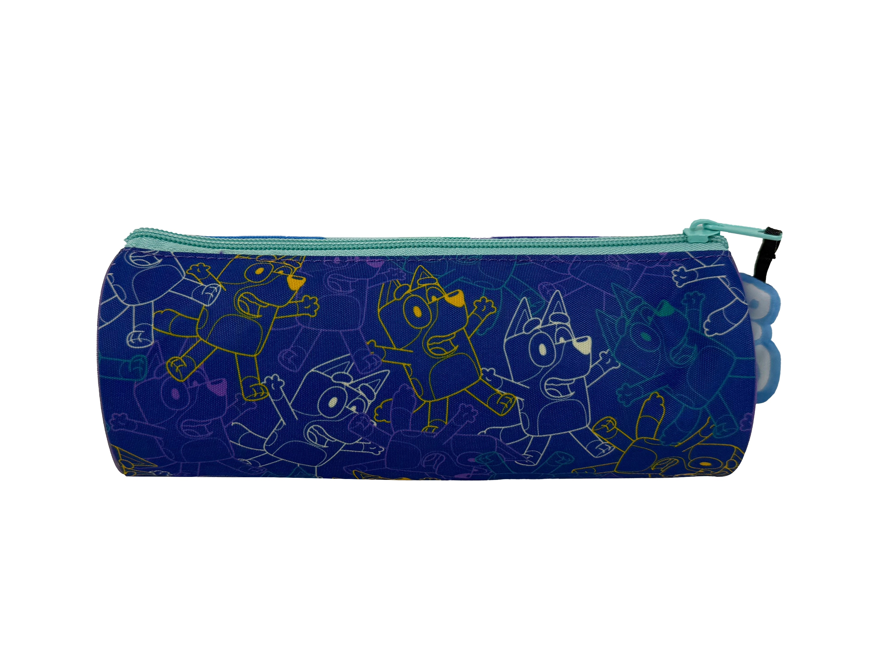 Estojo Redondo Bluey Stickers CyP Brands Multicolor Multicolor-2