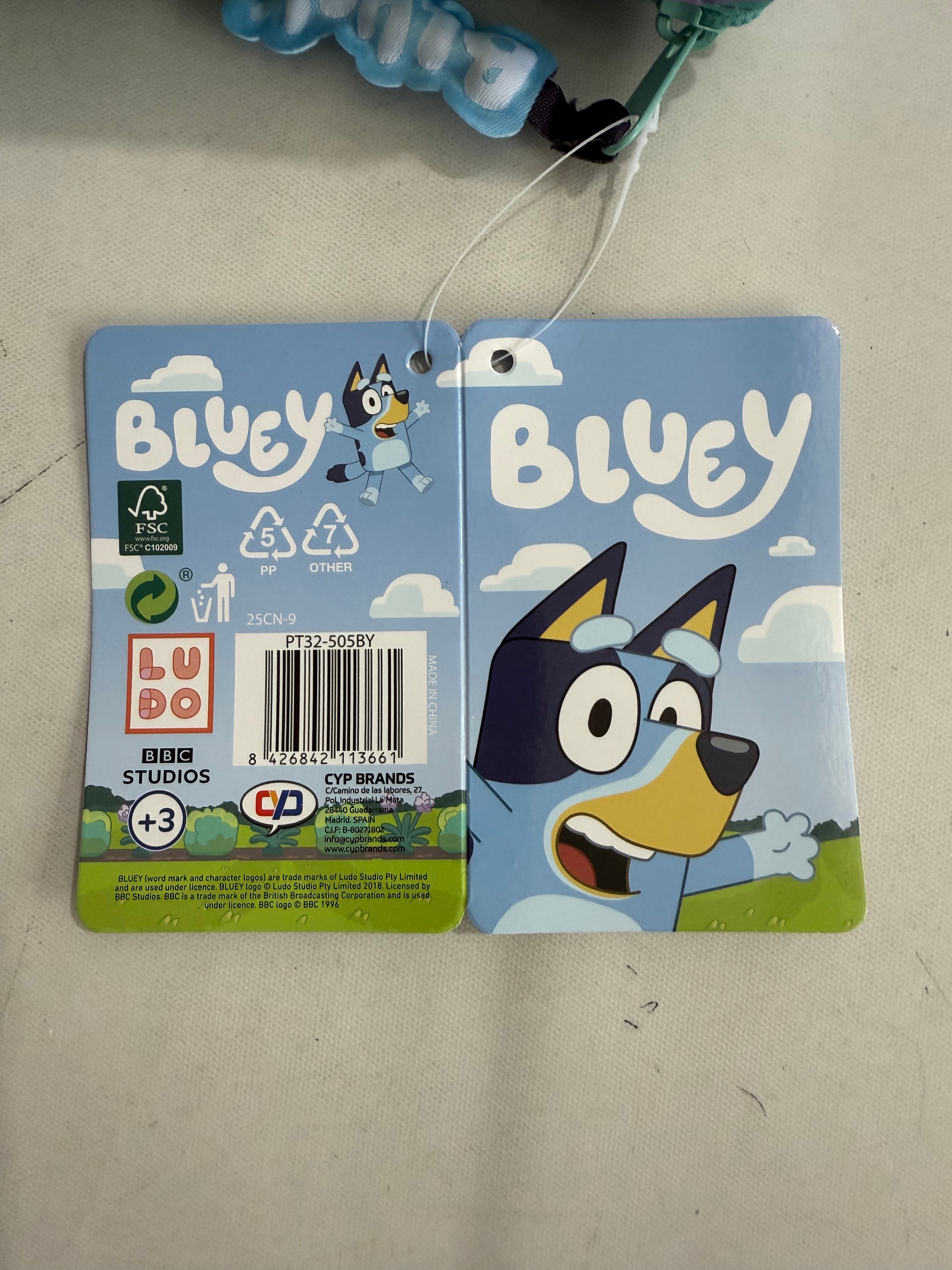 Estojo Redondo Bluey Stickers CyP Brands Multicolor Multicolor-4