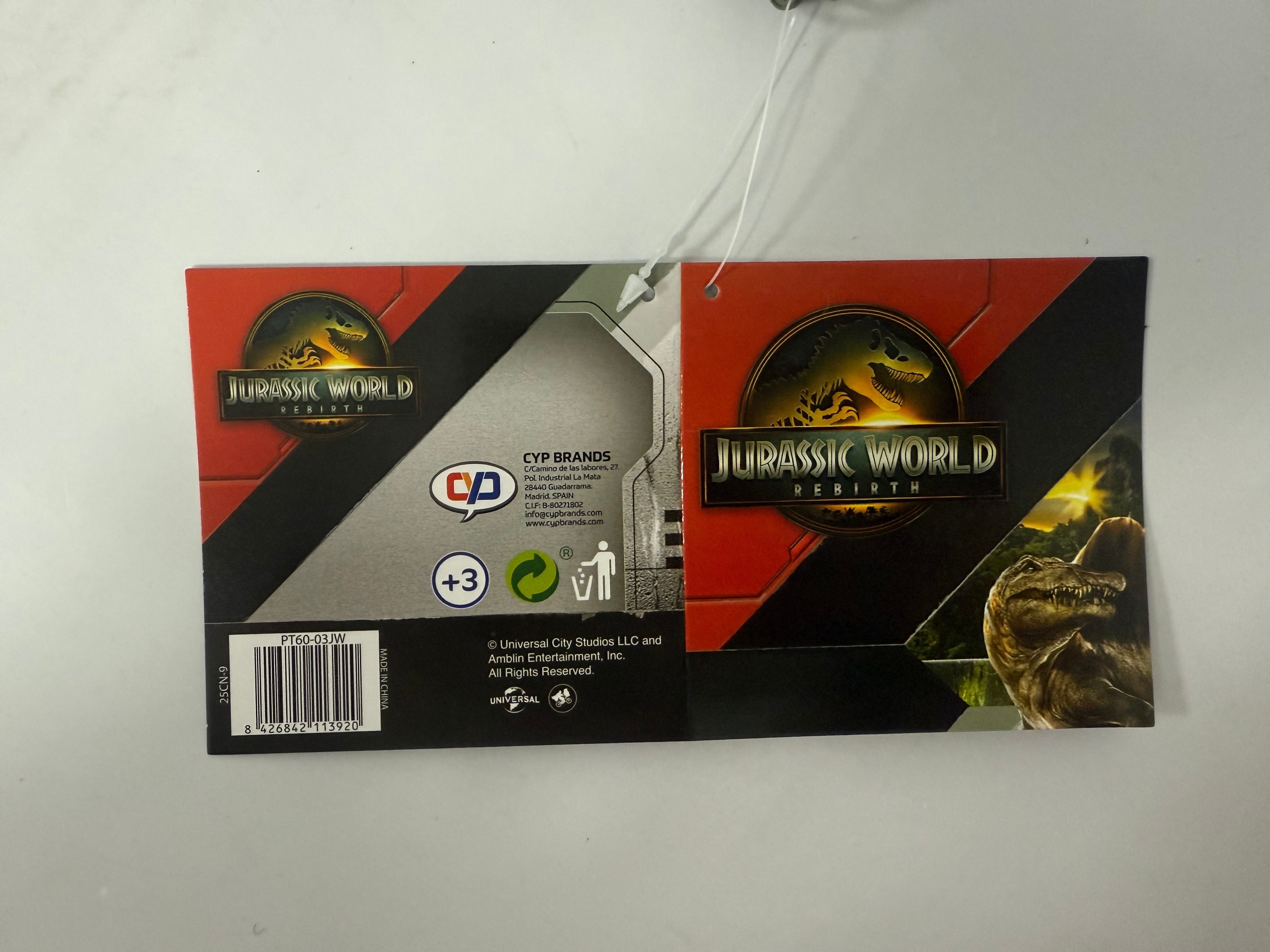 Portatodo triple con cinco compartimentos Jurassic CyP Brands verde Verde-5