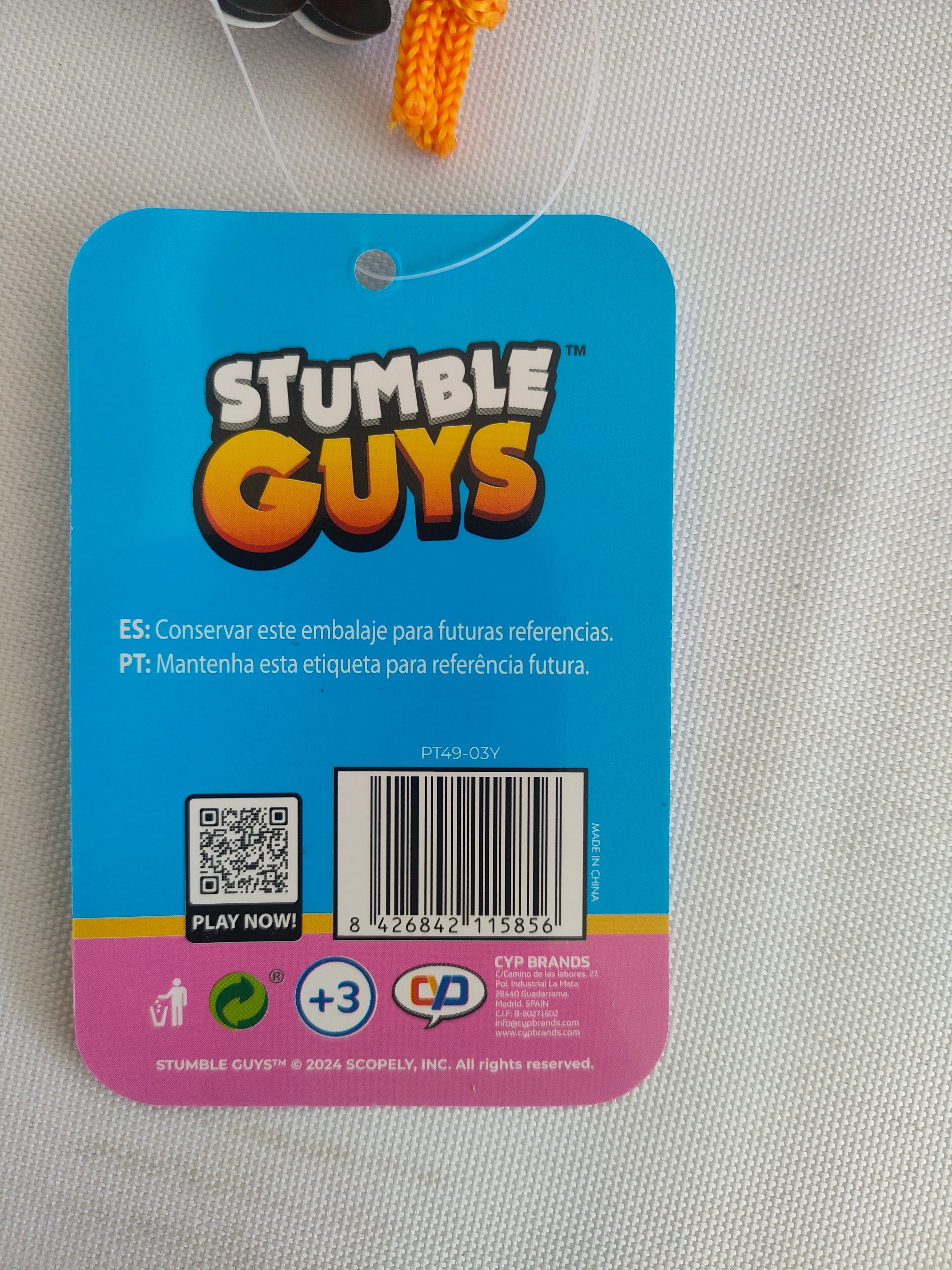 Portatodo triple con cinco compartimentos Stumble Guys CyP Brands multicolor Multicolor-4