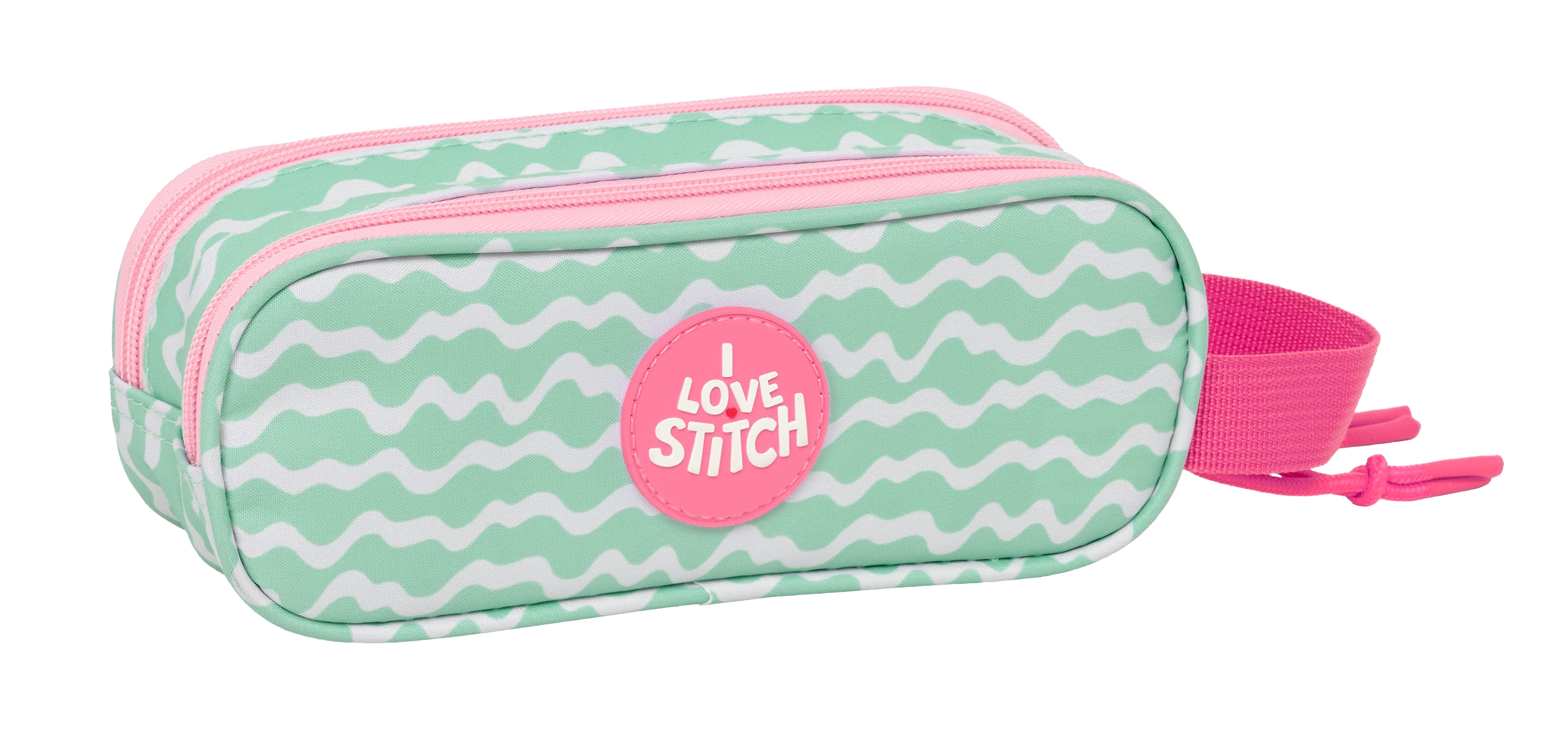 Portatodo doble Stitch Ice Cream Safta rosa 2