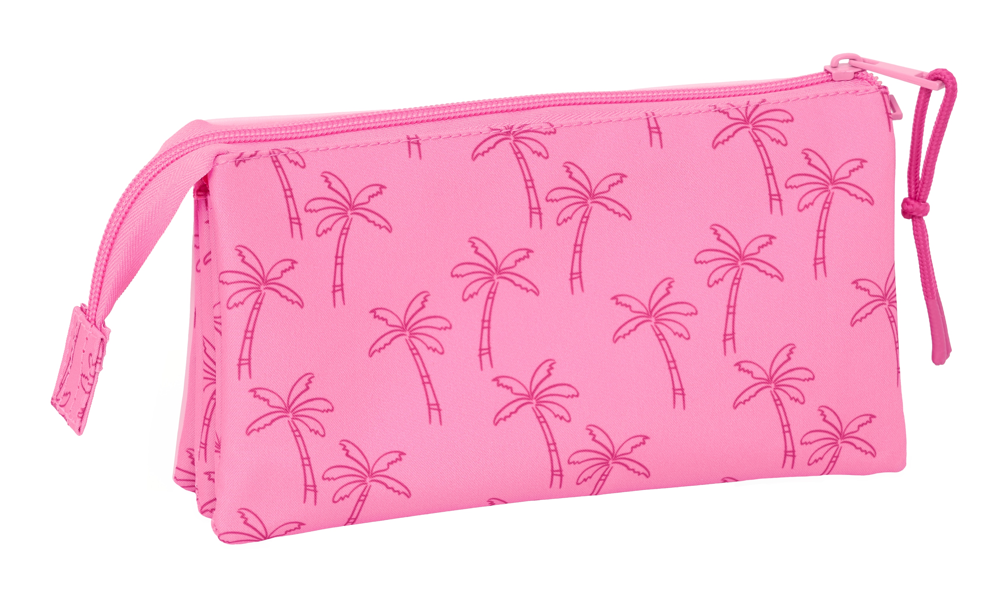 Estojo triplo Stitch Chill Safta menta e rosa 2