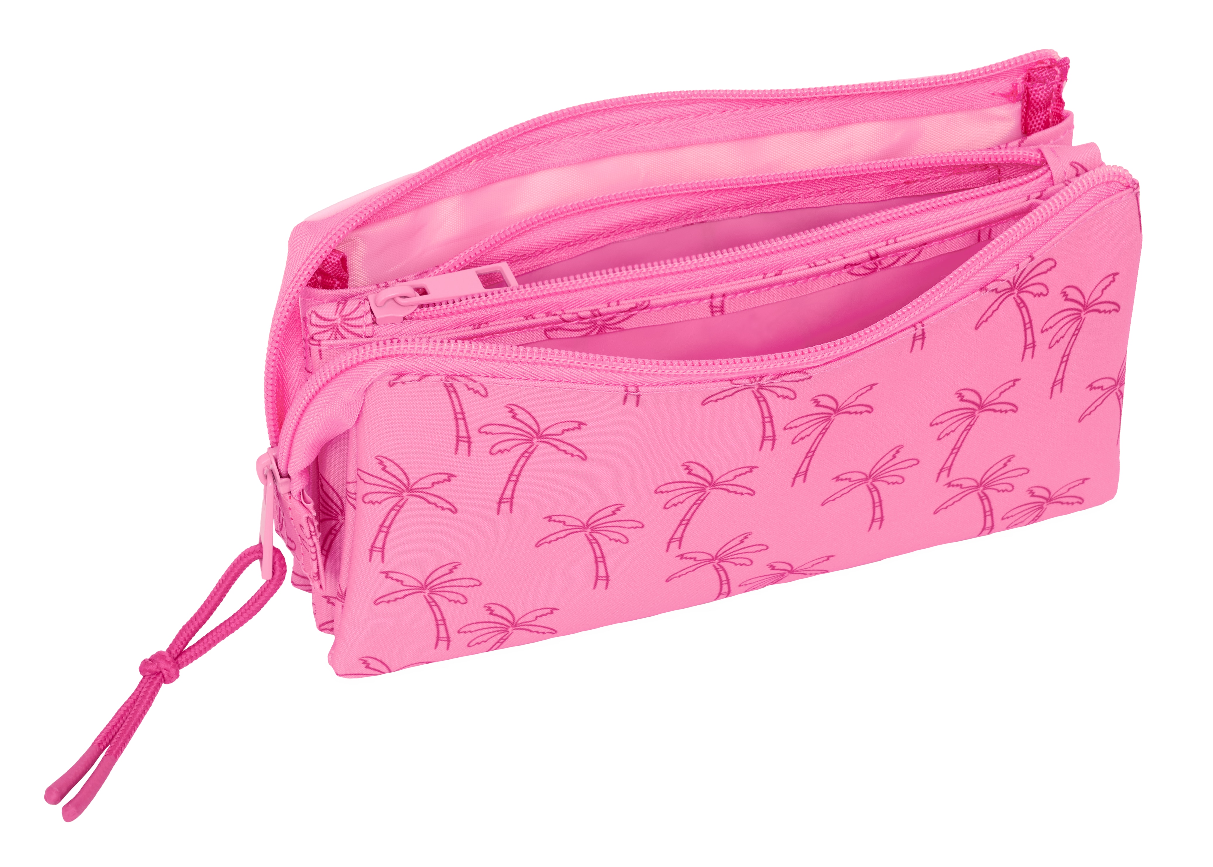 Estojo triplo Stitch Chill Safta menta e rosa 3