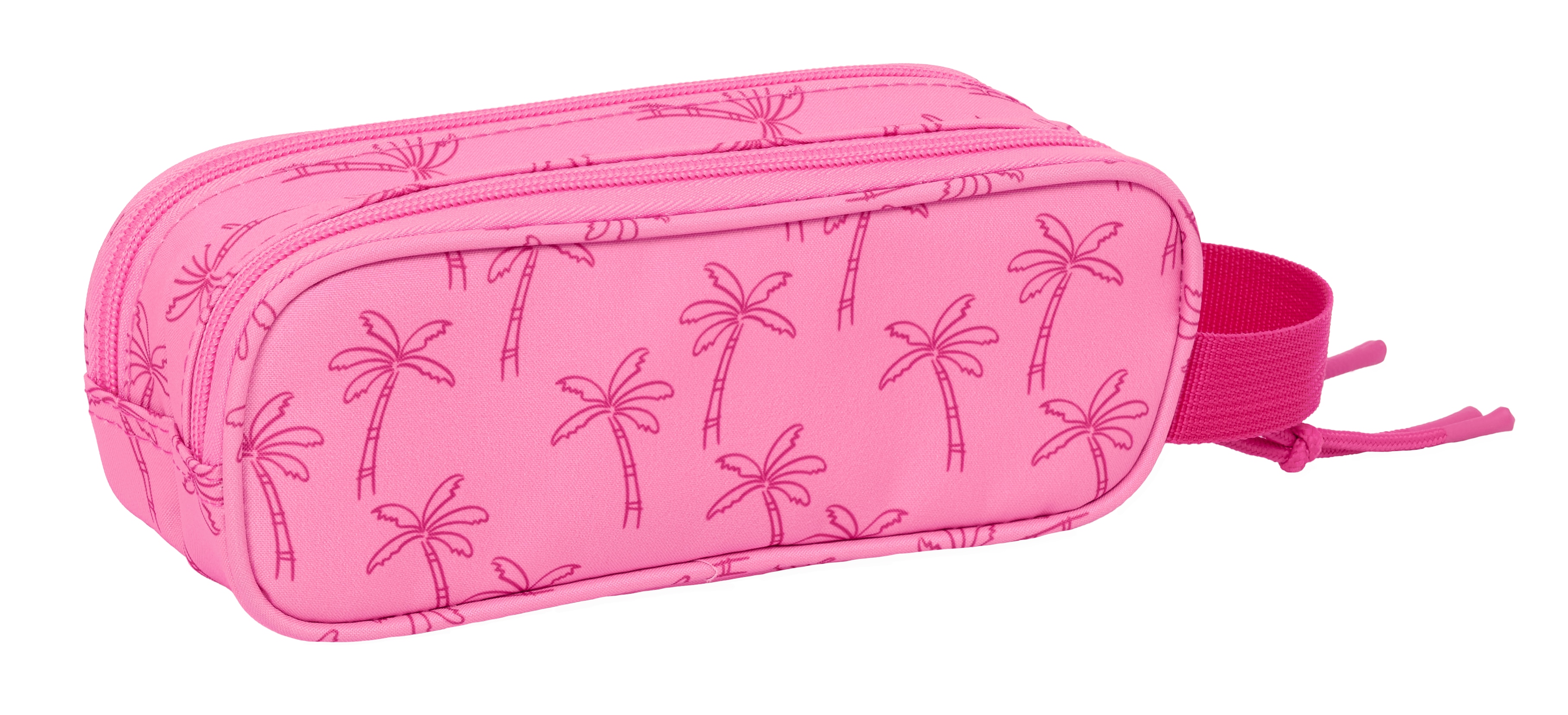 Estojo duplo Stitch Chill Safta menta e rosa 2