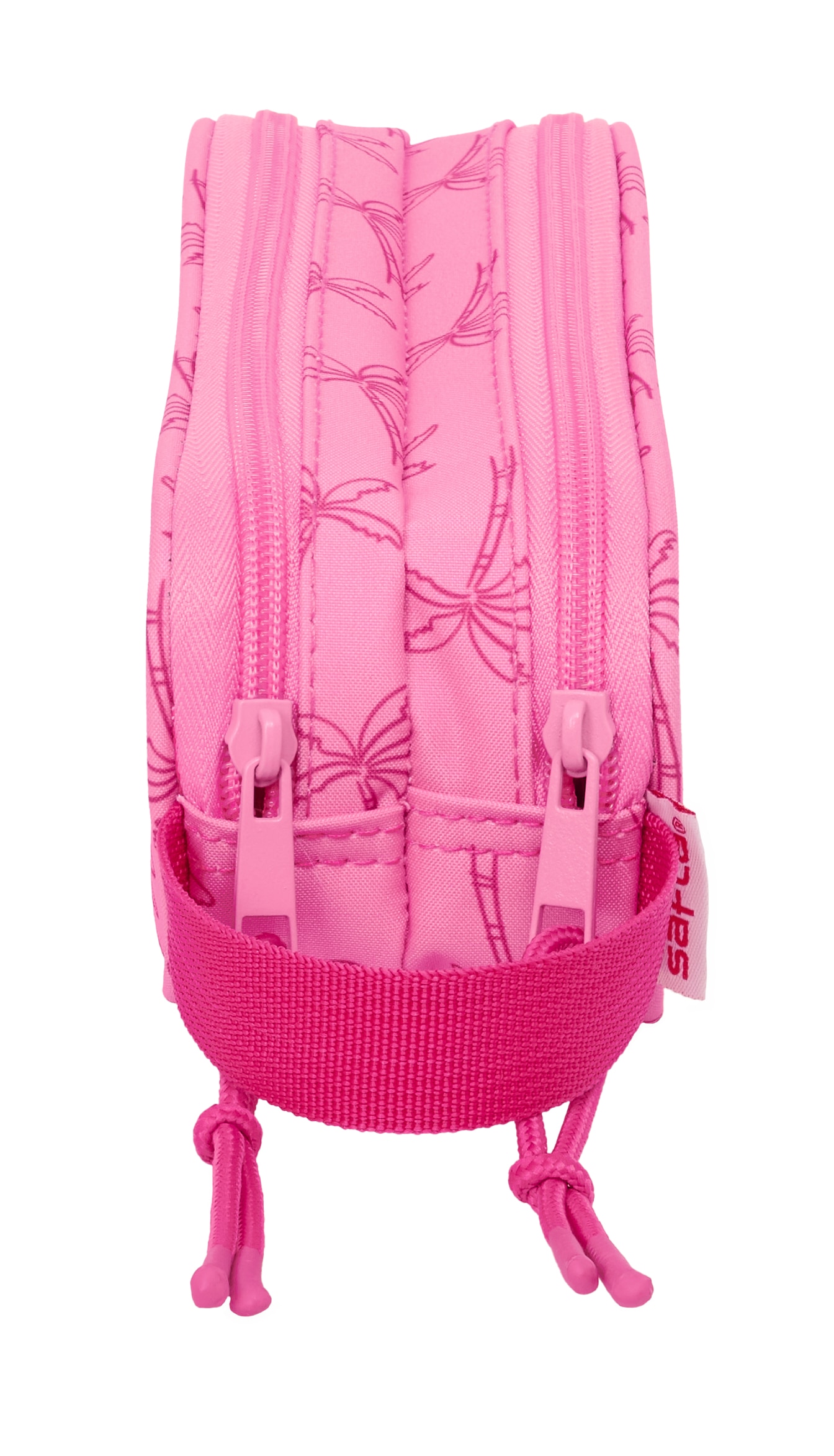 Estojo duplo Stitch Chill Safta menta e rosa 3