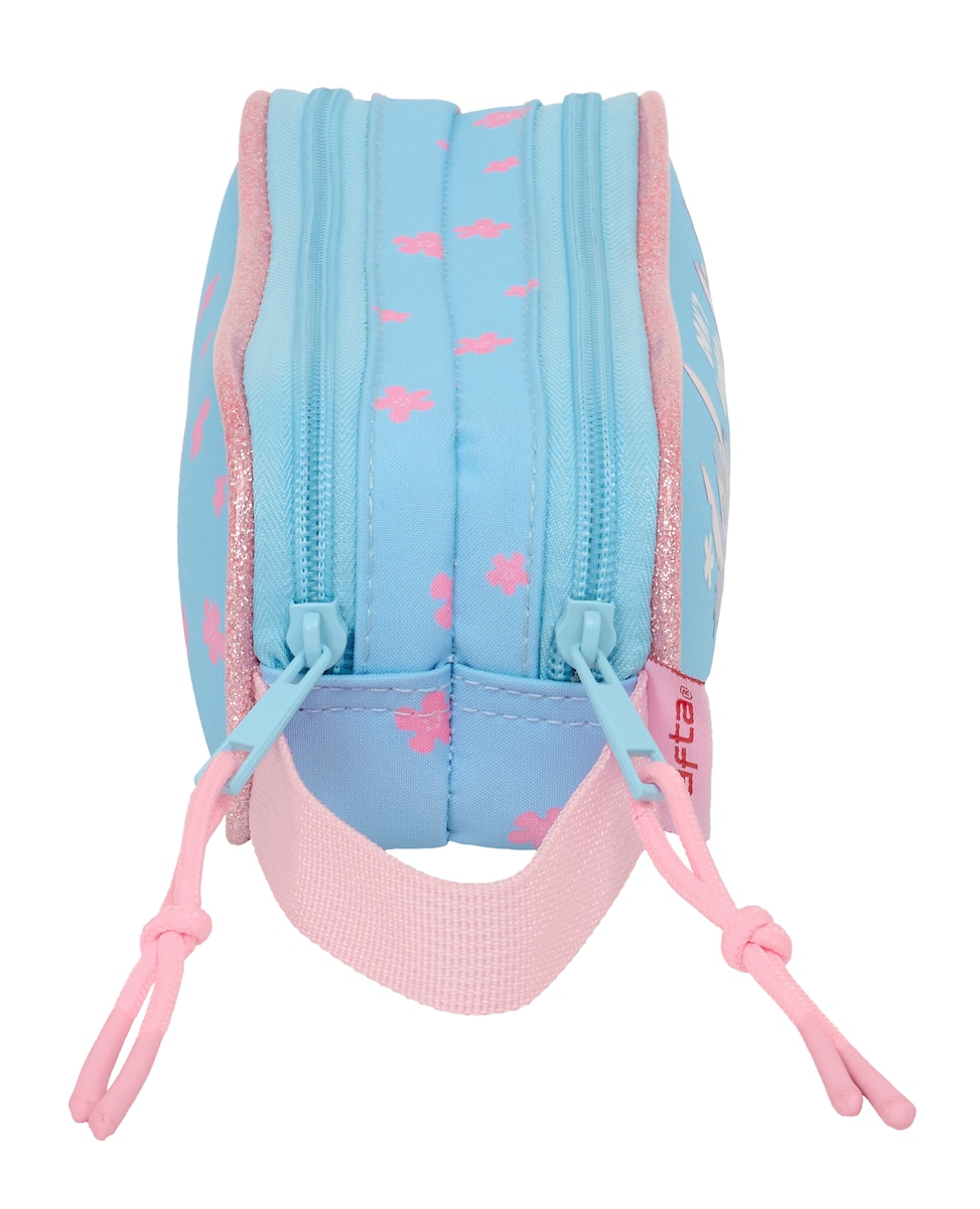 Estojo duplo Stitch Happy Safta celeste 3