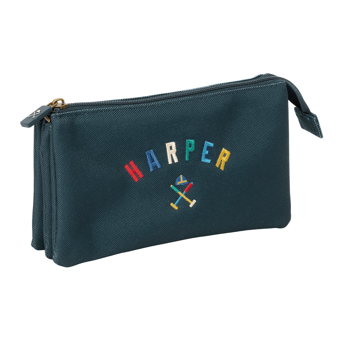 Imagen 0 de Portatodo triple Harper & Neyer azul marino