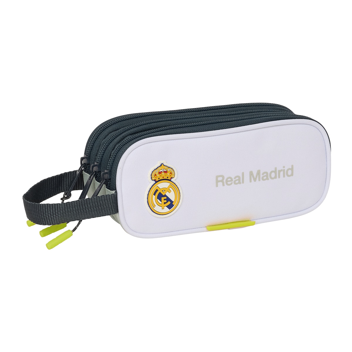 Imagem 0 de Estojo Triplo Real Madrid 1º Equipamento 25/26 Branco