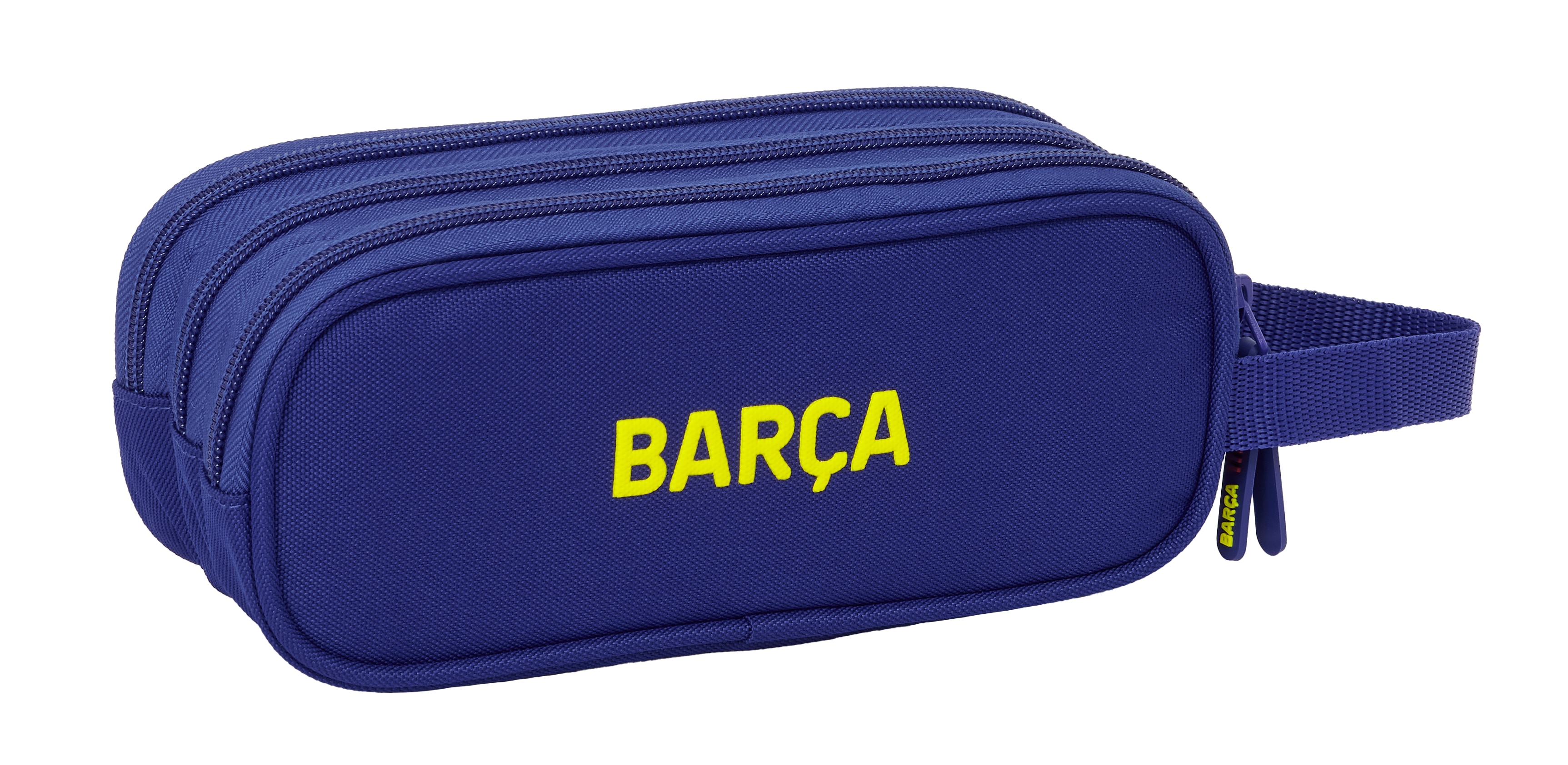 Portatodo triple F.C. Barcelona 1ª Equipacion 25/26 azul y granate 2