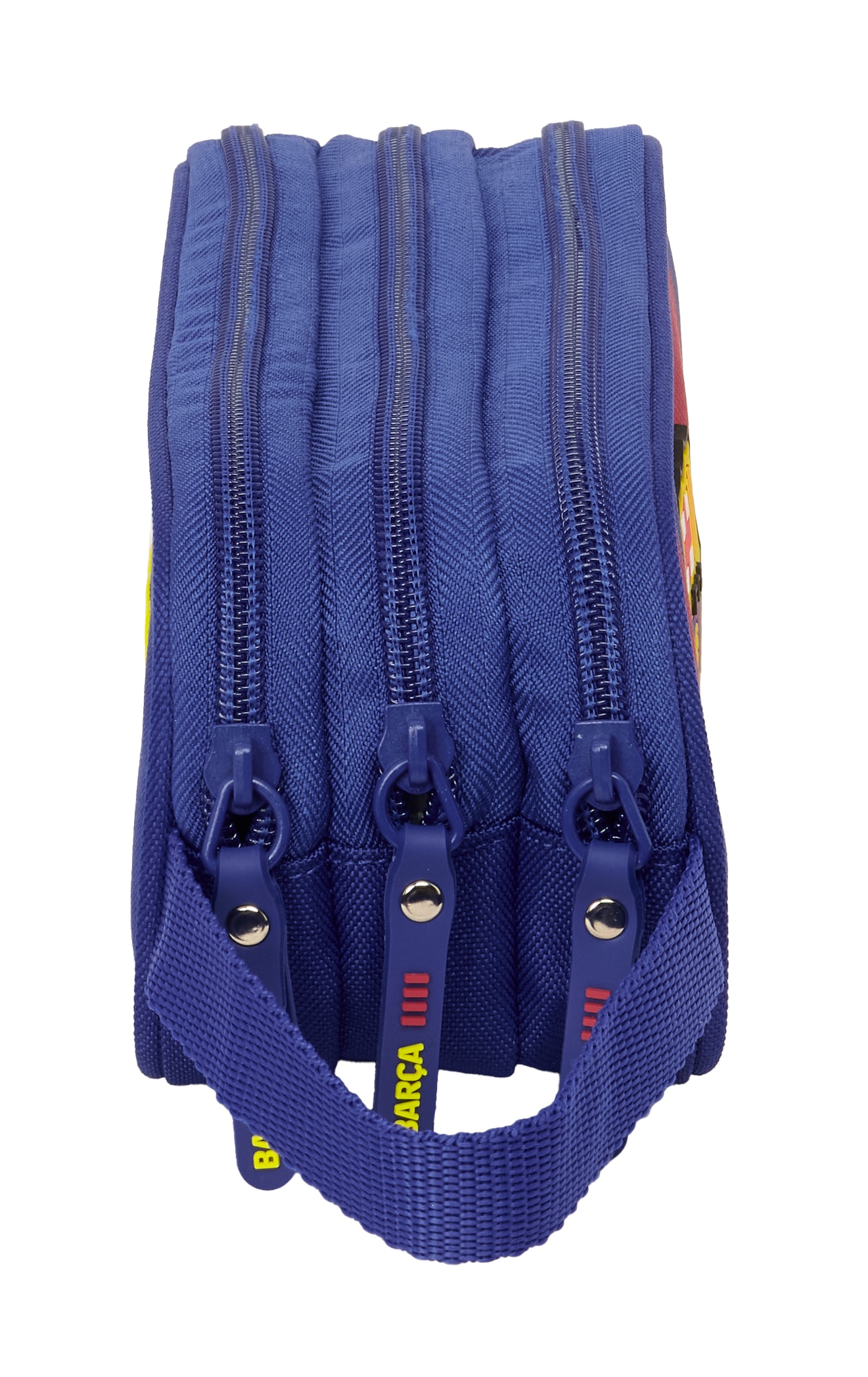 Portatodo triple F.C. Barcelona 1ª Equipacion 25/26 azul y granate 3