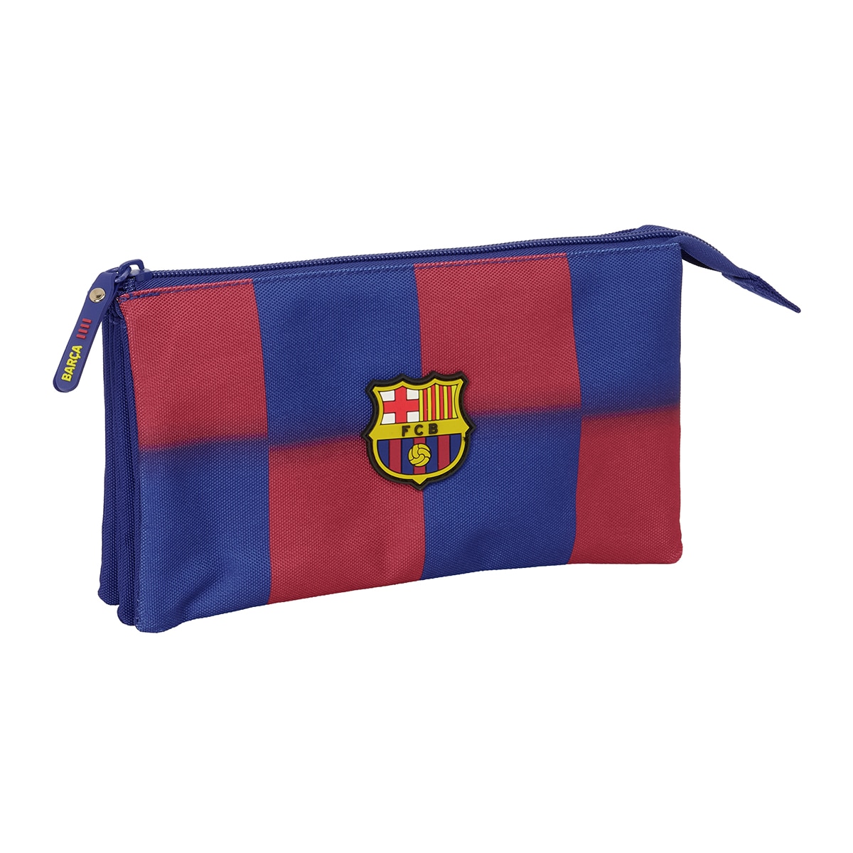 Imagen 0 de Portatodo triple F.C. Barcelona 1ª Equipacion 25/26 azul y granate