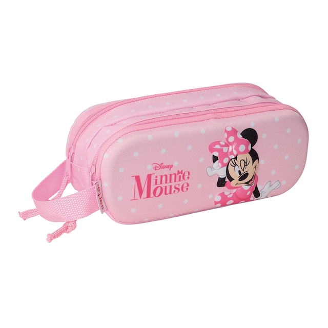 Imagen 0 de Portatodo doble 3D Minnie Mouse Safta rosa