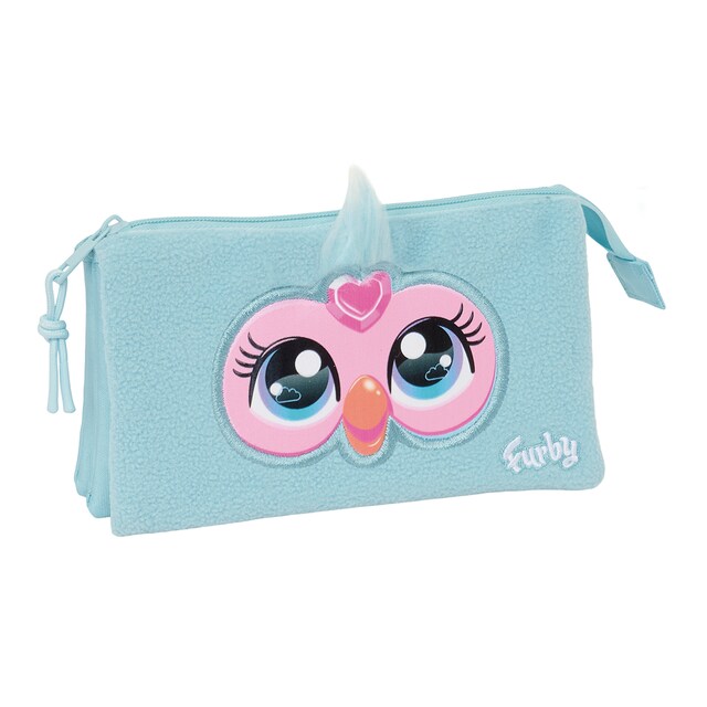 Imagen 0 de Portatodo triple Furby azul celeste