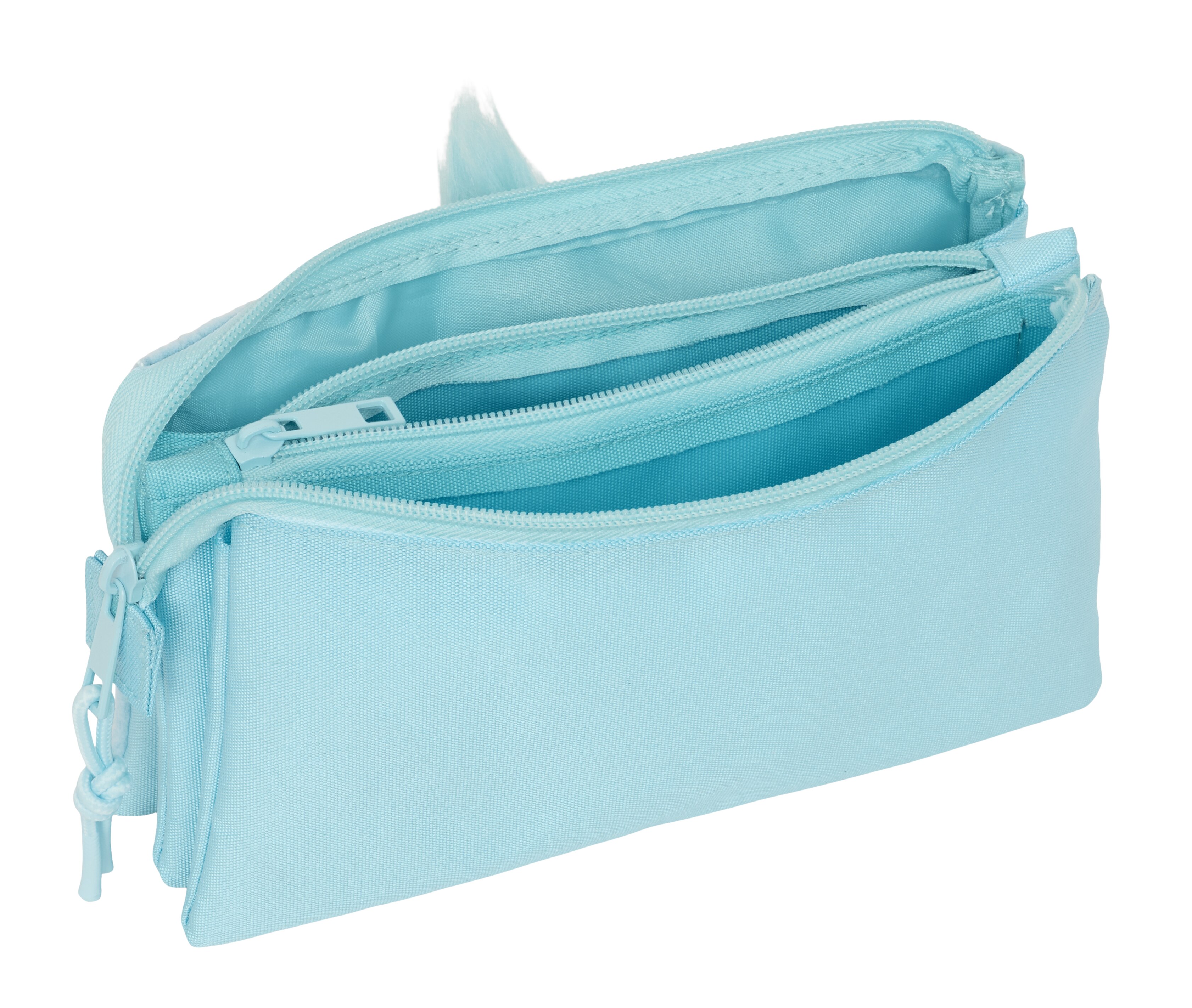 Portatodo triple Furby azul celeste 3