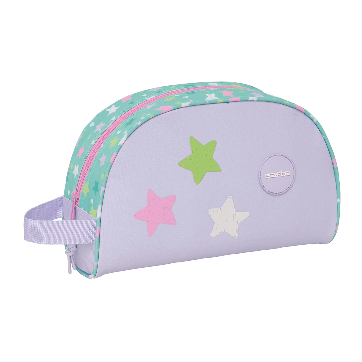 Neceser adaptable a carro Safta Stars turquesa y morado 1