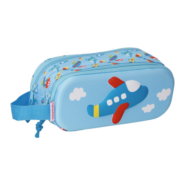 Imagen 0 de Portatodo doble 3D Frost Avion azul claro