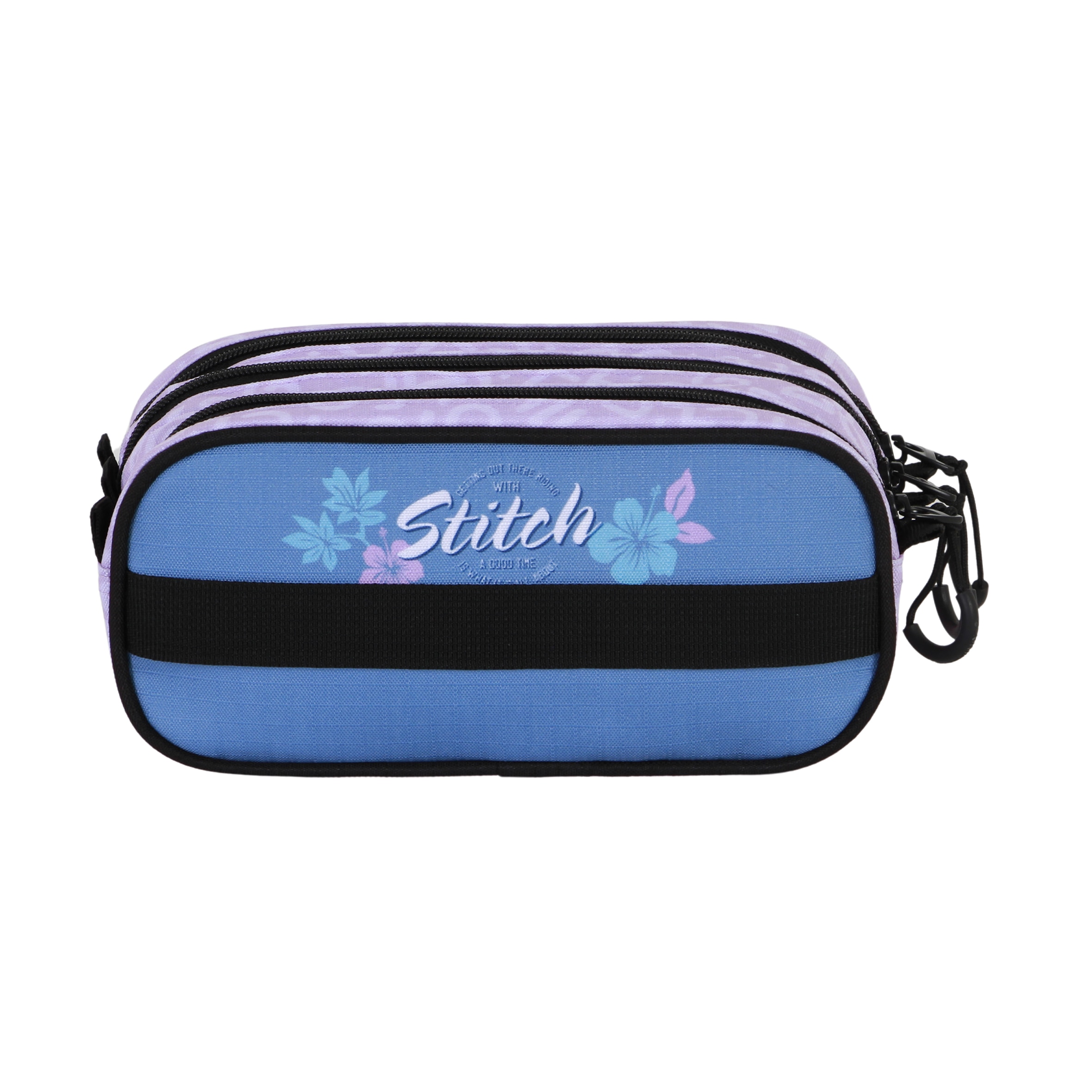 Estuche portatodo trick fan 2.2 Lilo y Stitch skate Disney Karactermania lila 3