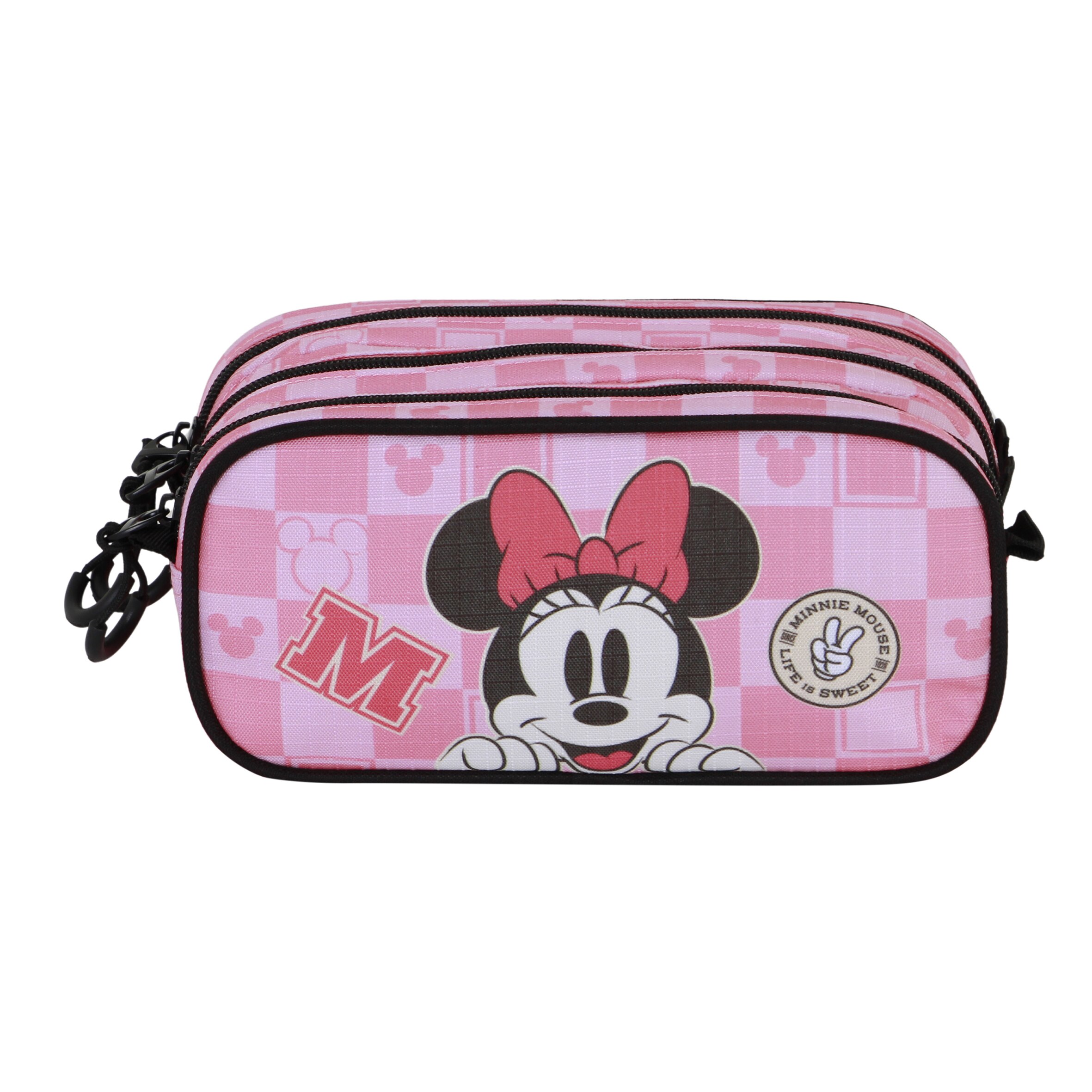 Estuche portatodo Trick Fan 2.2 Minnie Mouse Journey Disney Karactermania rosa Rosa-2