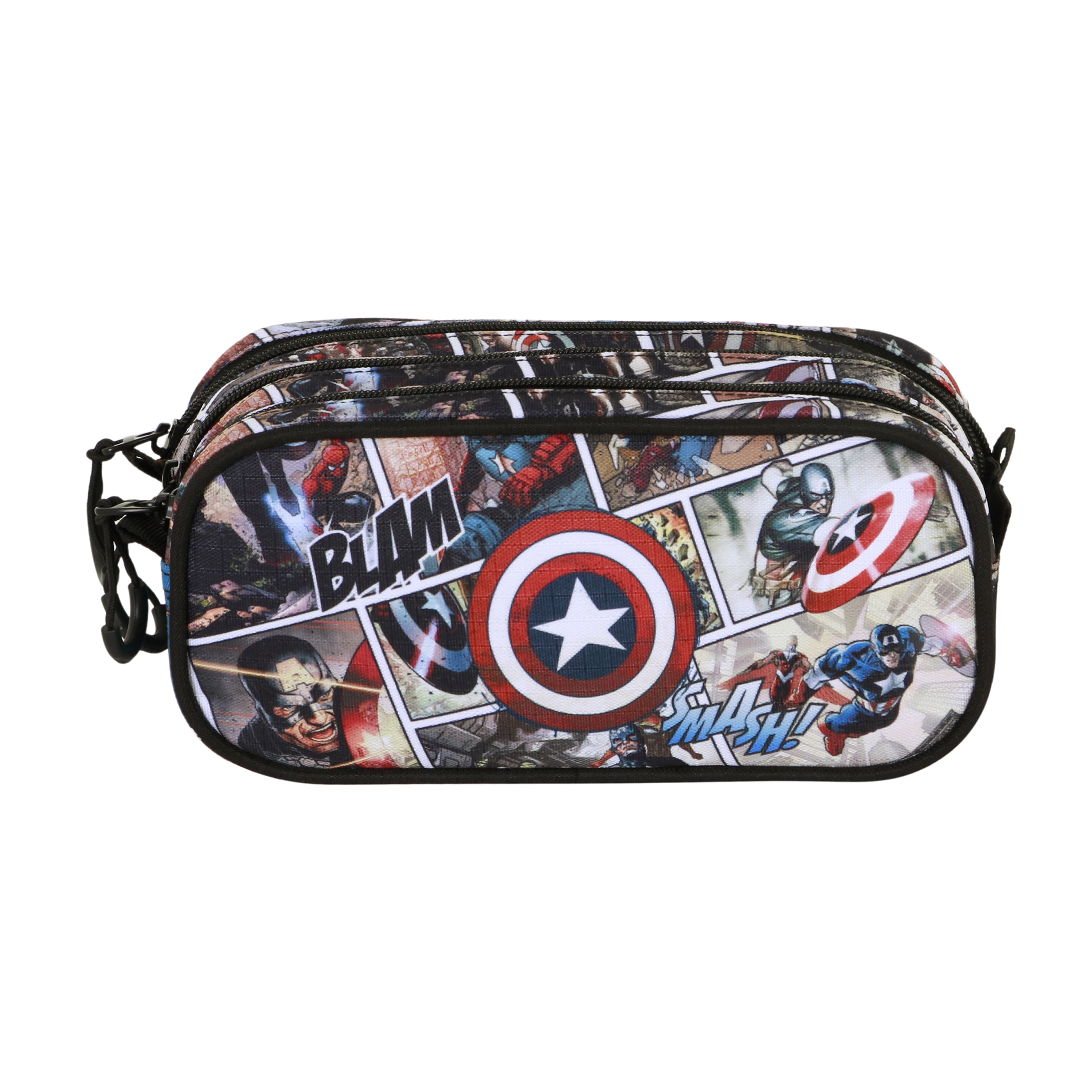 Estojo Trick FAN 2.2 Capitão América Cómic Marvel Karactermania Multicolor Multicolor-2