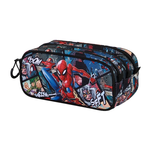 PRO-DG Blur - Estuche Escolar Portatodo Triple Con 2 Cremalleras