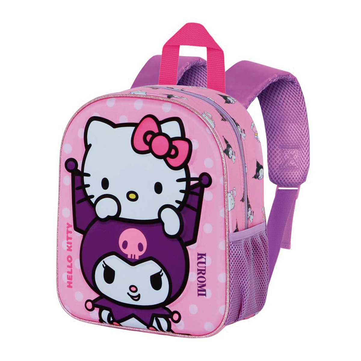 Mochila 3D Elite Hello Kitty Playful Sanrio Karactermania rosa Rosa-1