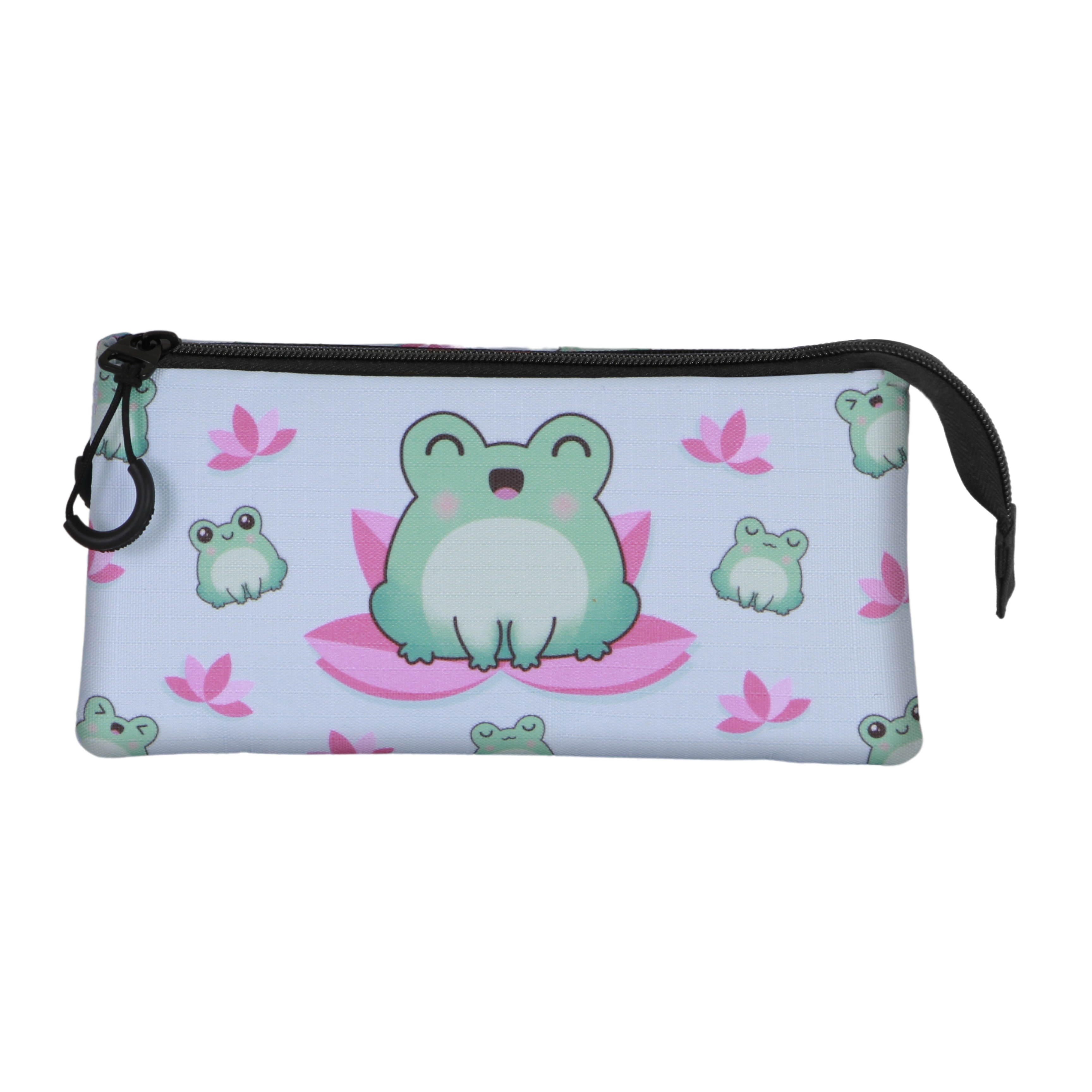 Estuche portatodo triple Oh My Pop! Froggy Oh My Pop! Karactermania verde Verde-2