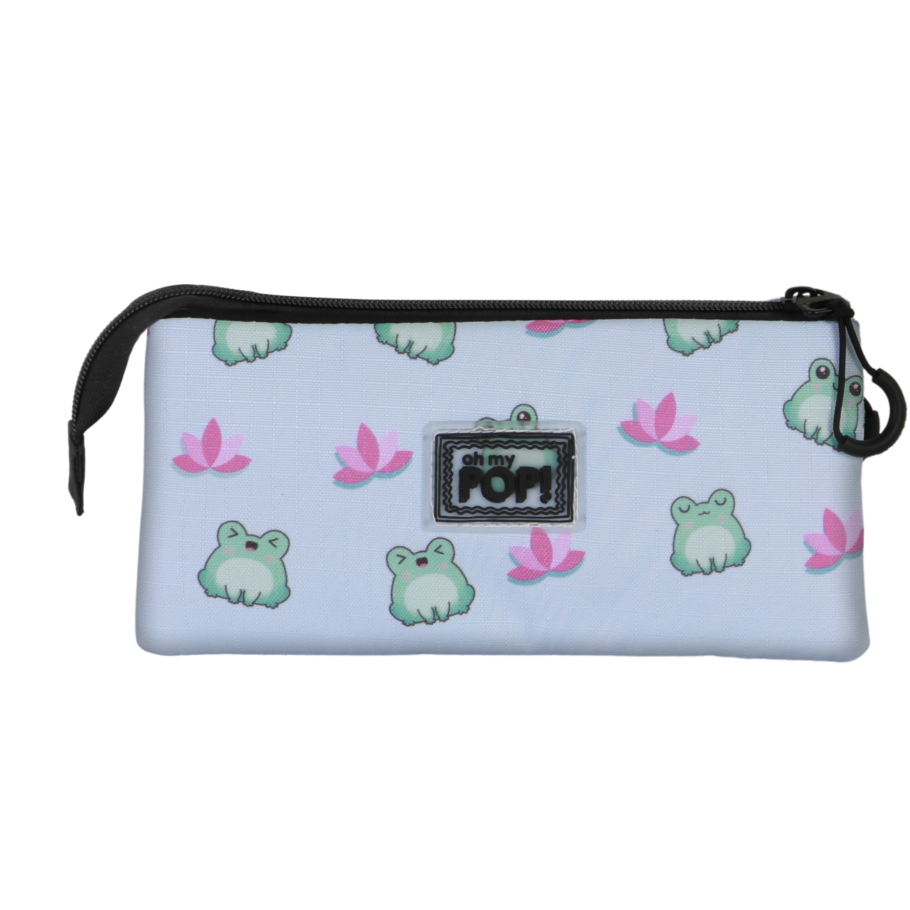 Estuche portatodo triple Oh My Pop! Froggy Oh My Pop! Karactermania verde Verde-3
