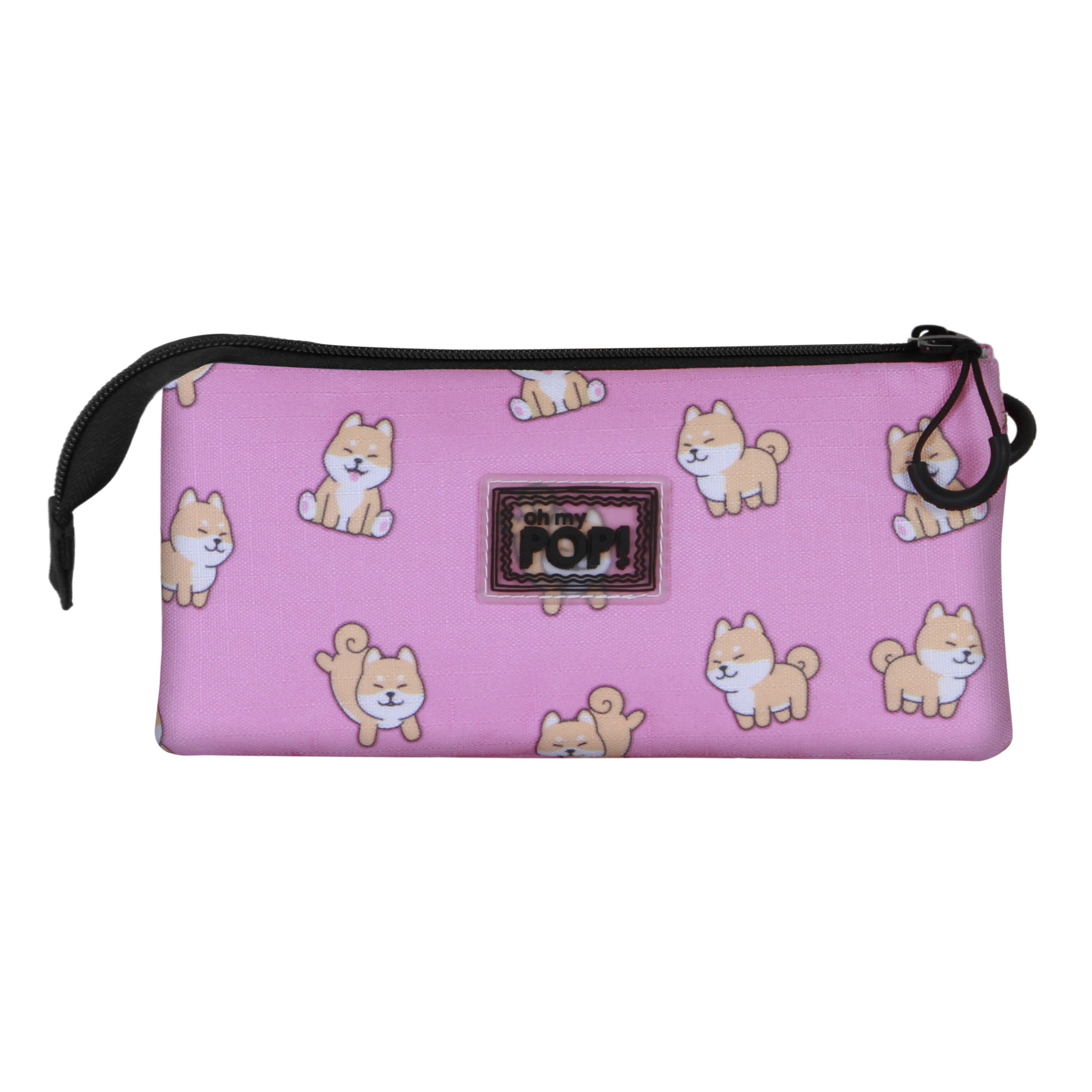 Estojo Triplo Oh My Pop! Shiba Oh My Pop! Karactermania Rosa Rosa-3