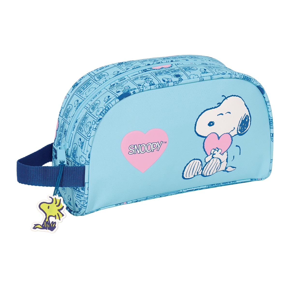 Neceser adaptable a carro Snoopy Safta azul claro 1