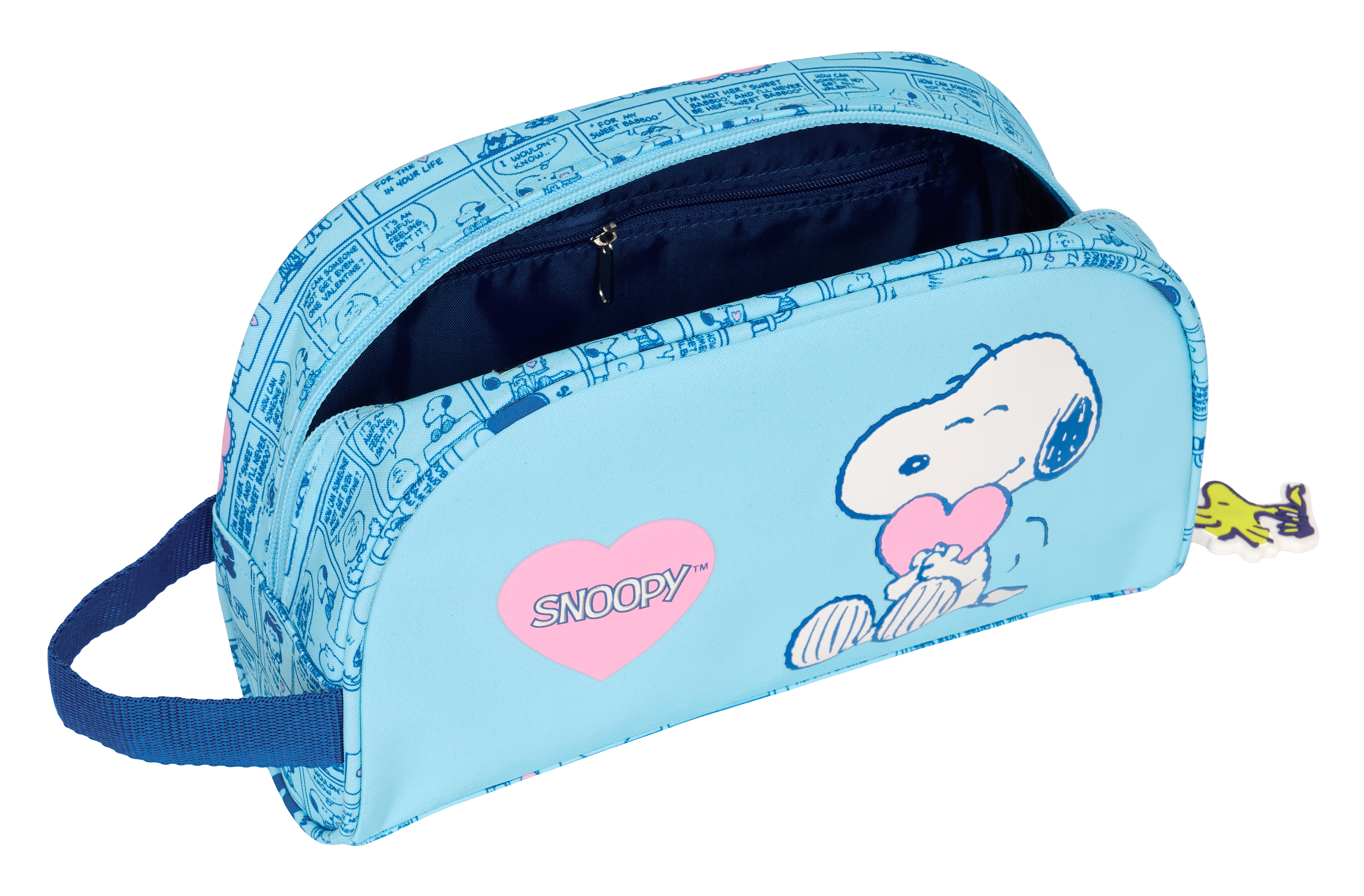 Neceser adaptable a carro Snoopy Safta azul claro 4