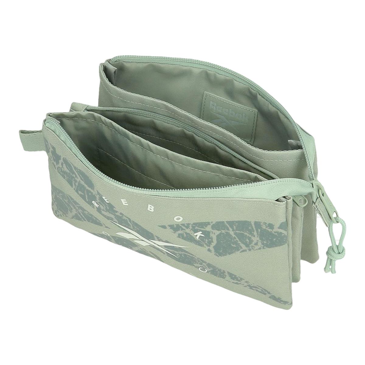 Estuche Reebok Trace tres compartimentos 4