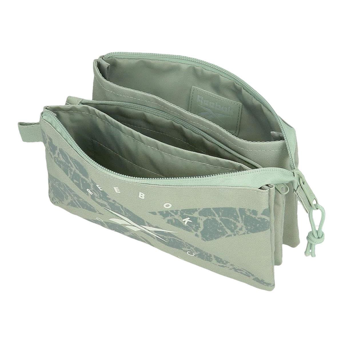 Estuche Reebok Trace tres compartimentos 4