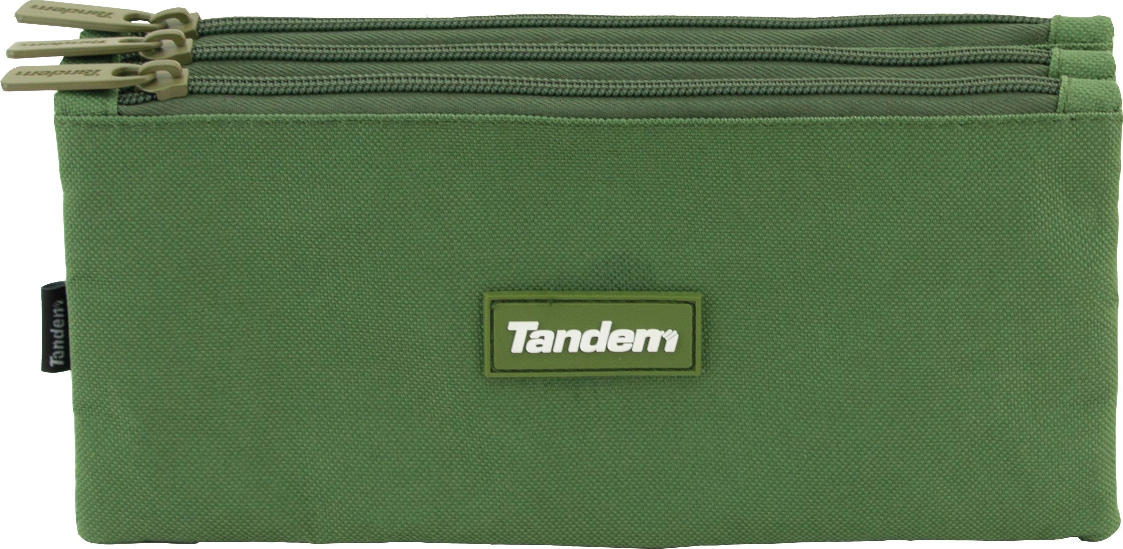 Estuche escolar portatodo con tres bolsillos independientes separados mediante cremalleras Tandem 20