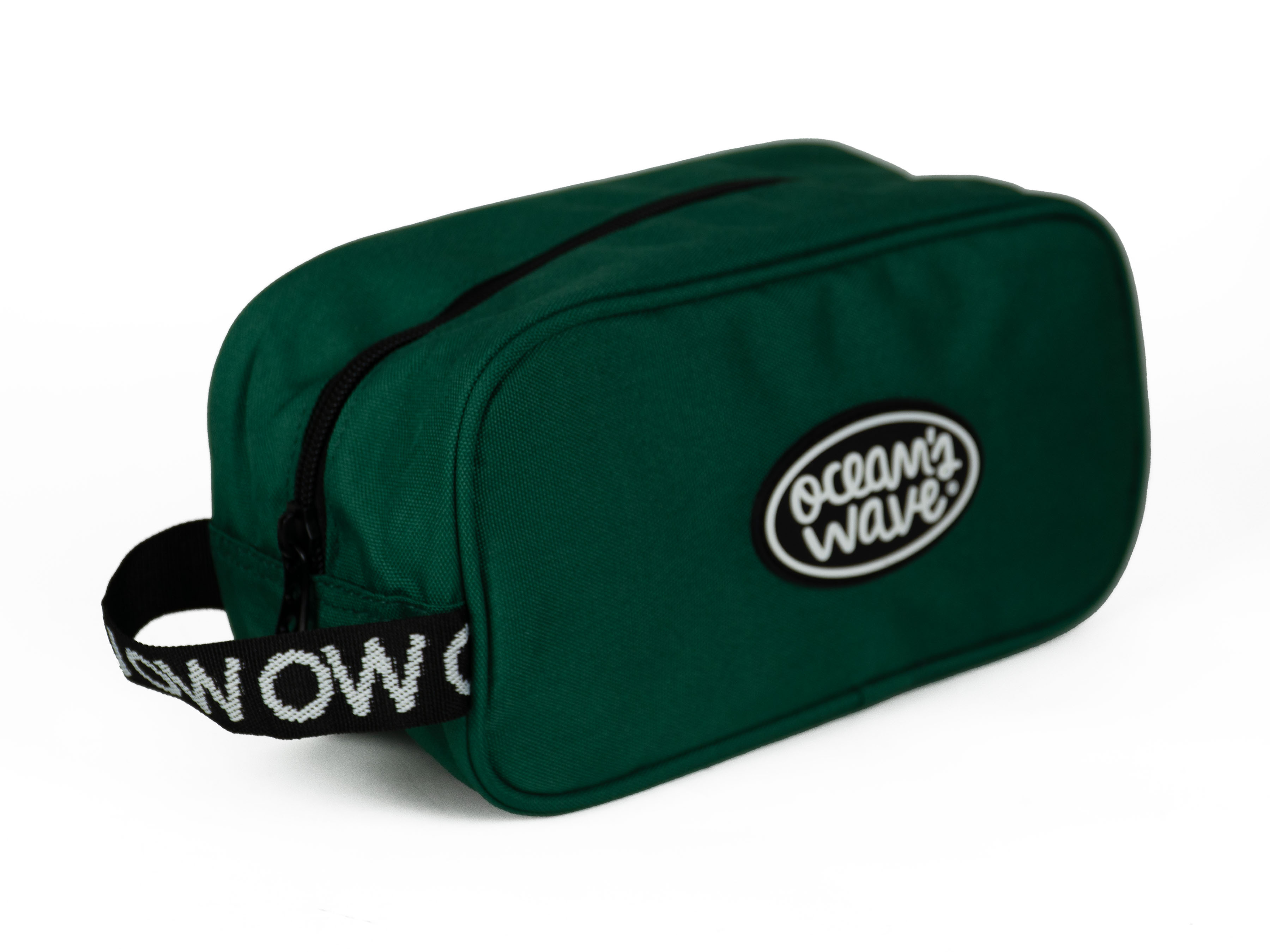 Neceser 1 cremallera Verde liso Ocean´s Wave Verde-2