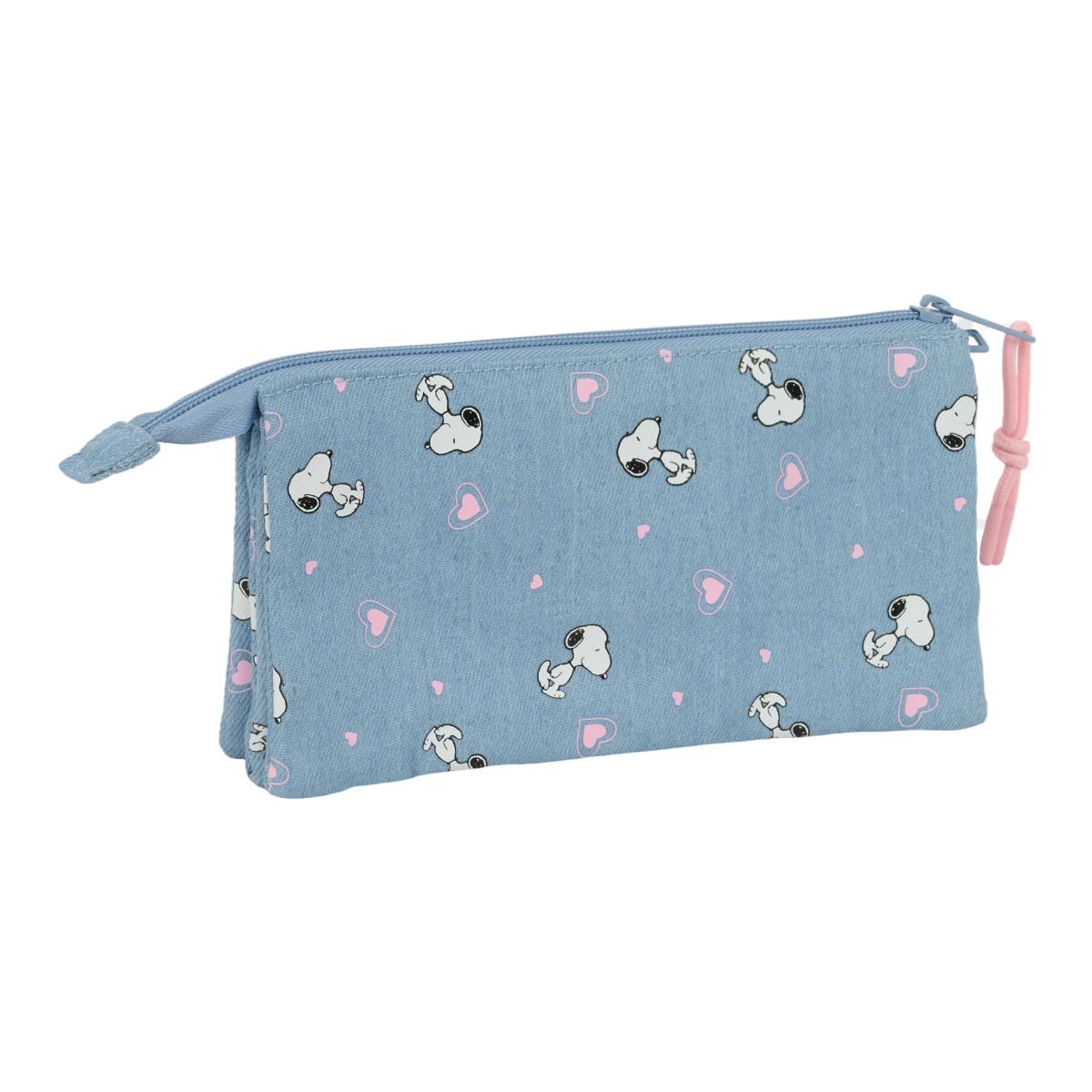 Portatodo triple Snoopy Safta denim Denim-2