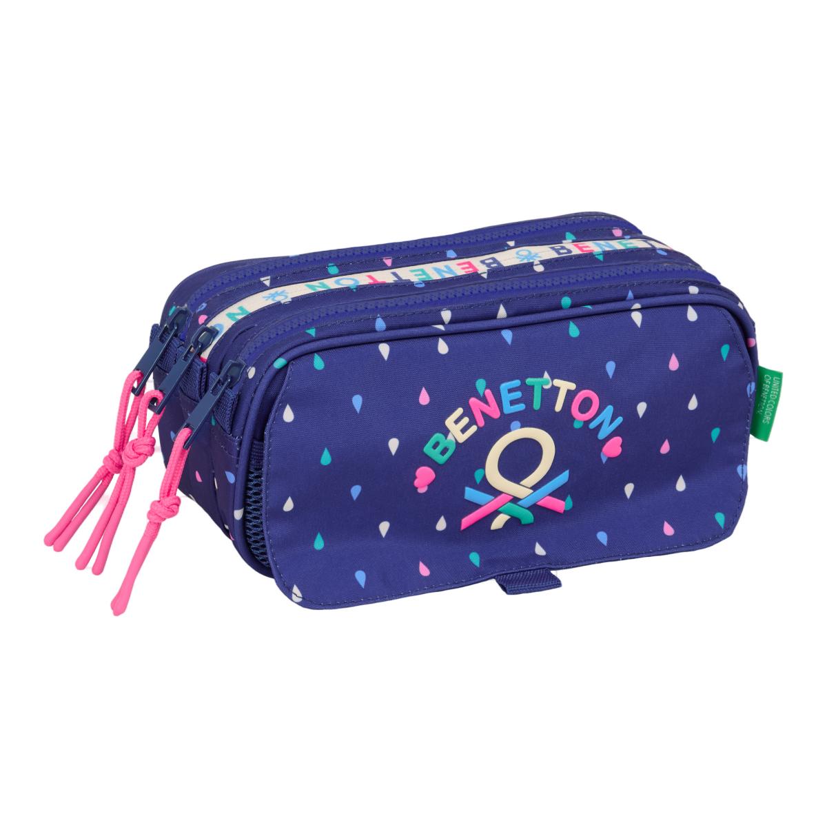 Imagem 0 de Estojo Triplo Big Benetton Multicolor