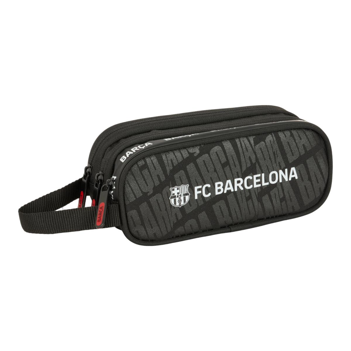 Imagem 0 de Estojo Triplo F.C. Barcelona Preto