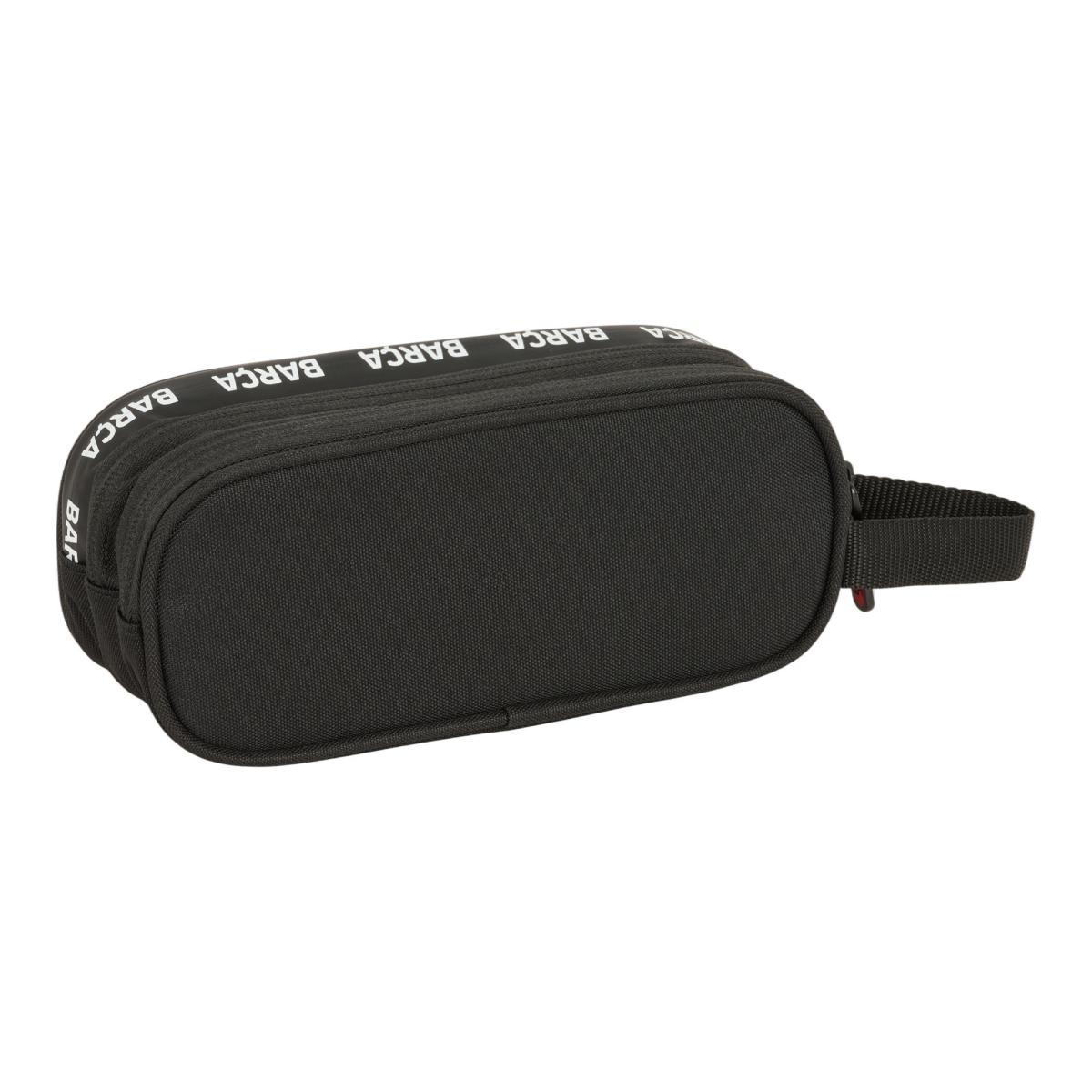 Portatodo triple F.C. Barcelona negro Negro-2