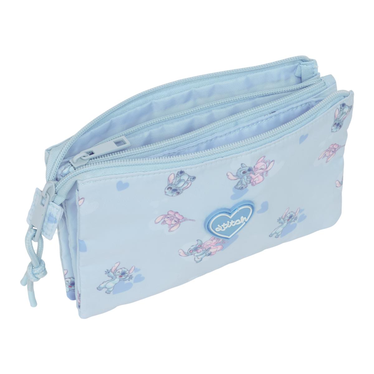 Portatodo triple Lilo & Stitch Safta azul claro Azul claro-3