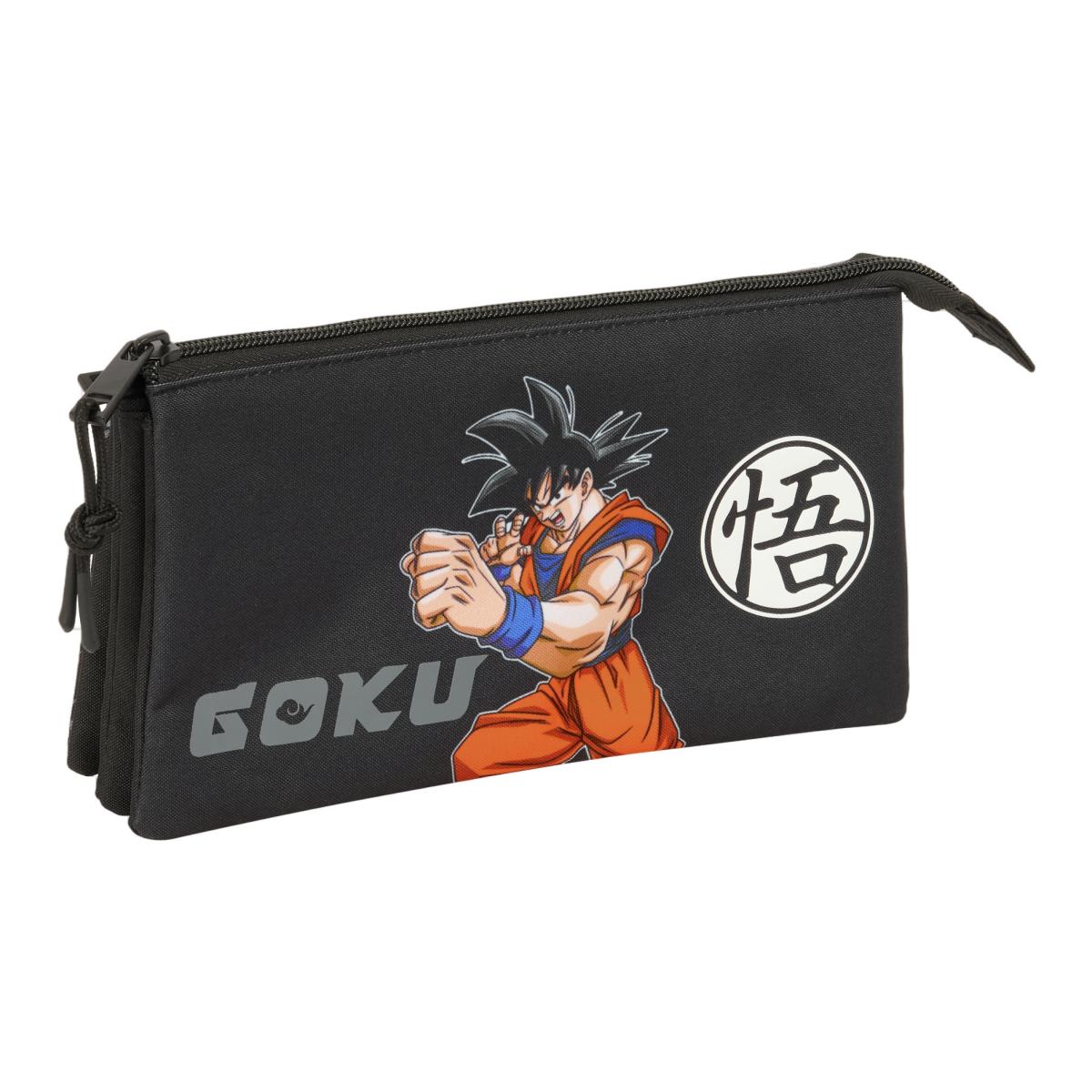 Imagem 0 de Estojo Triplo Dragon Ball Safta Preto