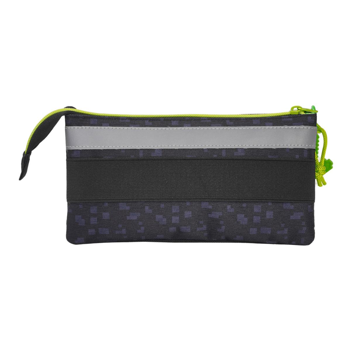 Portatodo triple con 5 comparimentos Minecraft CyP Brands negro multicolor Negro / Multicolor-2