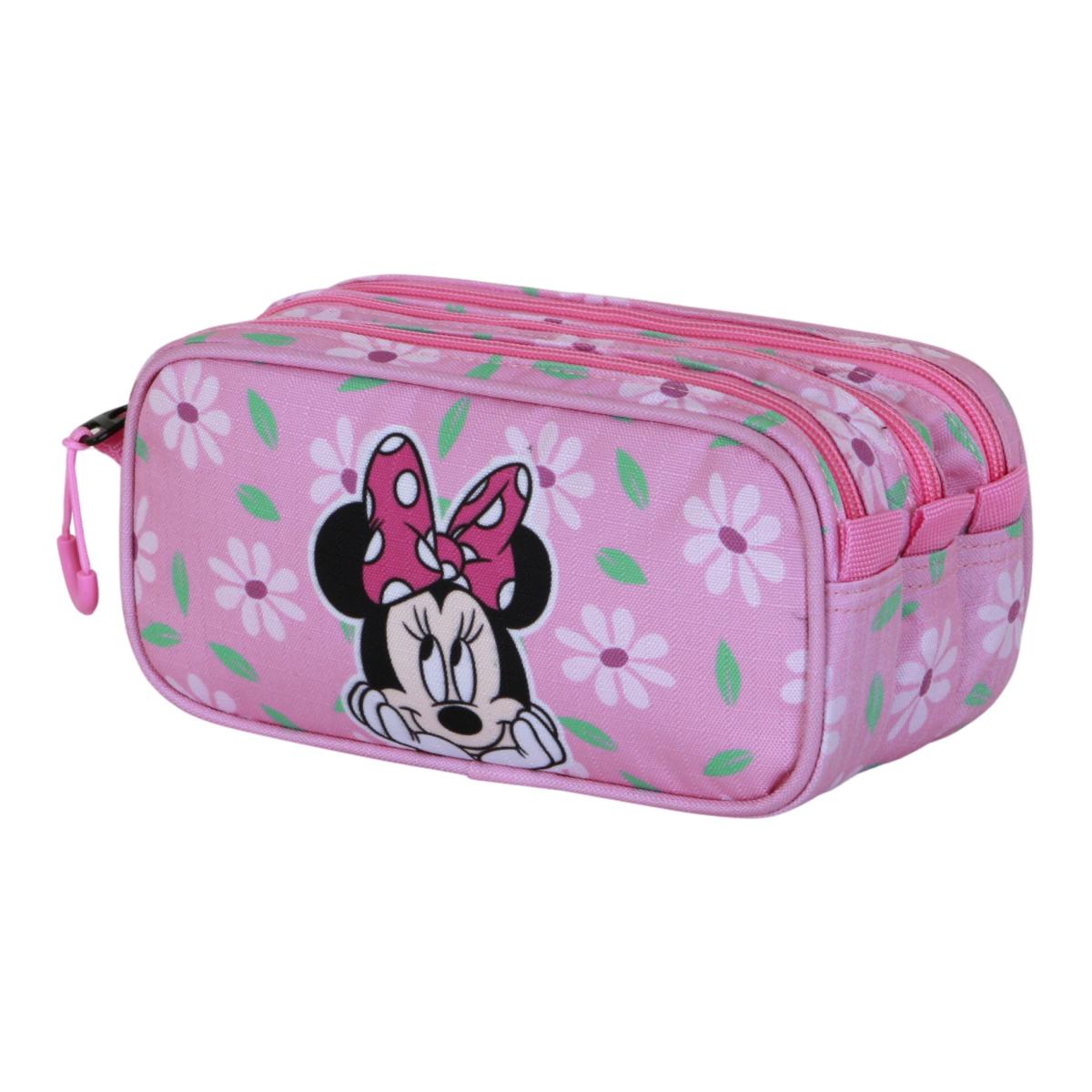 Imagen 0 de Estuche portatodo trick fan 2.2 Minnie mouse blooming Disney Karactermania rosa