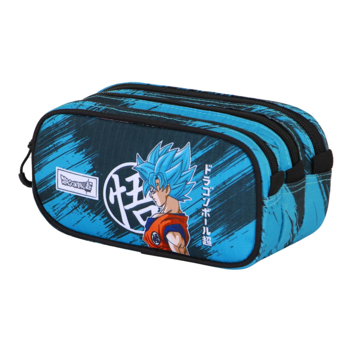 Imagen 0 de Estuche portatodo trick fan 2.2 Dragon ball saiyajin blue Dragon ball Karactermania turquesa