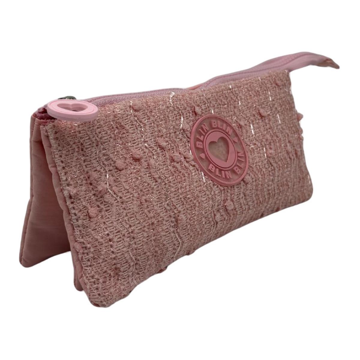 Estuche triple Blin Blin Love Toybags rosa Rosa-3