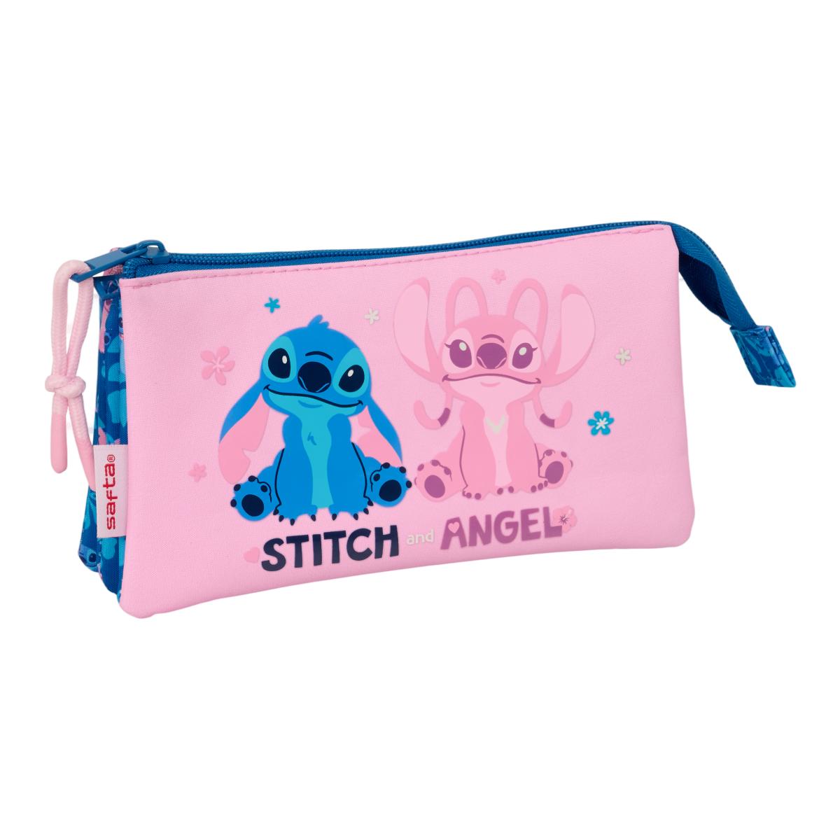 Imagem 0 de Estojo Triplo Stitch Safta - Azul Marinho