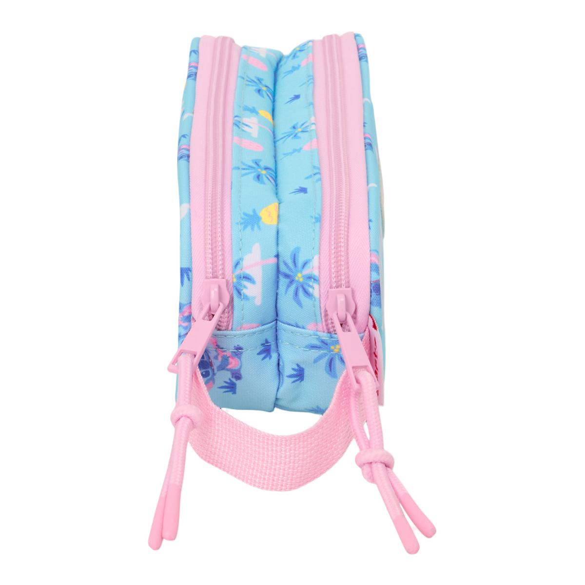 Estojo Duplo Stitch Safta - Turquesa Turquesa-3