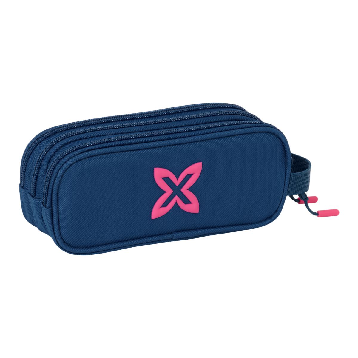 Estojo Triplo Munich "Navy" - Azul Navy Azul Navy-2