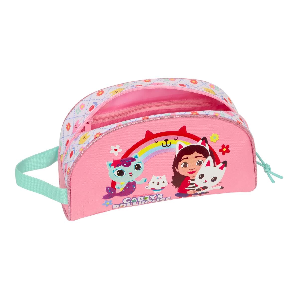 Necessaire Adaptável a Trolley Gabby's Dollhouse Safta - Rosa e Branco Rosa / Branco-4
